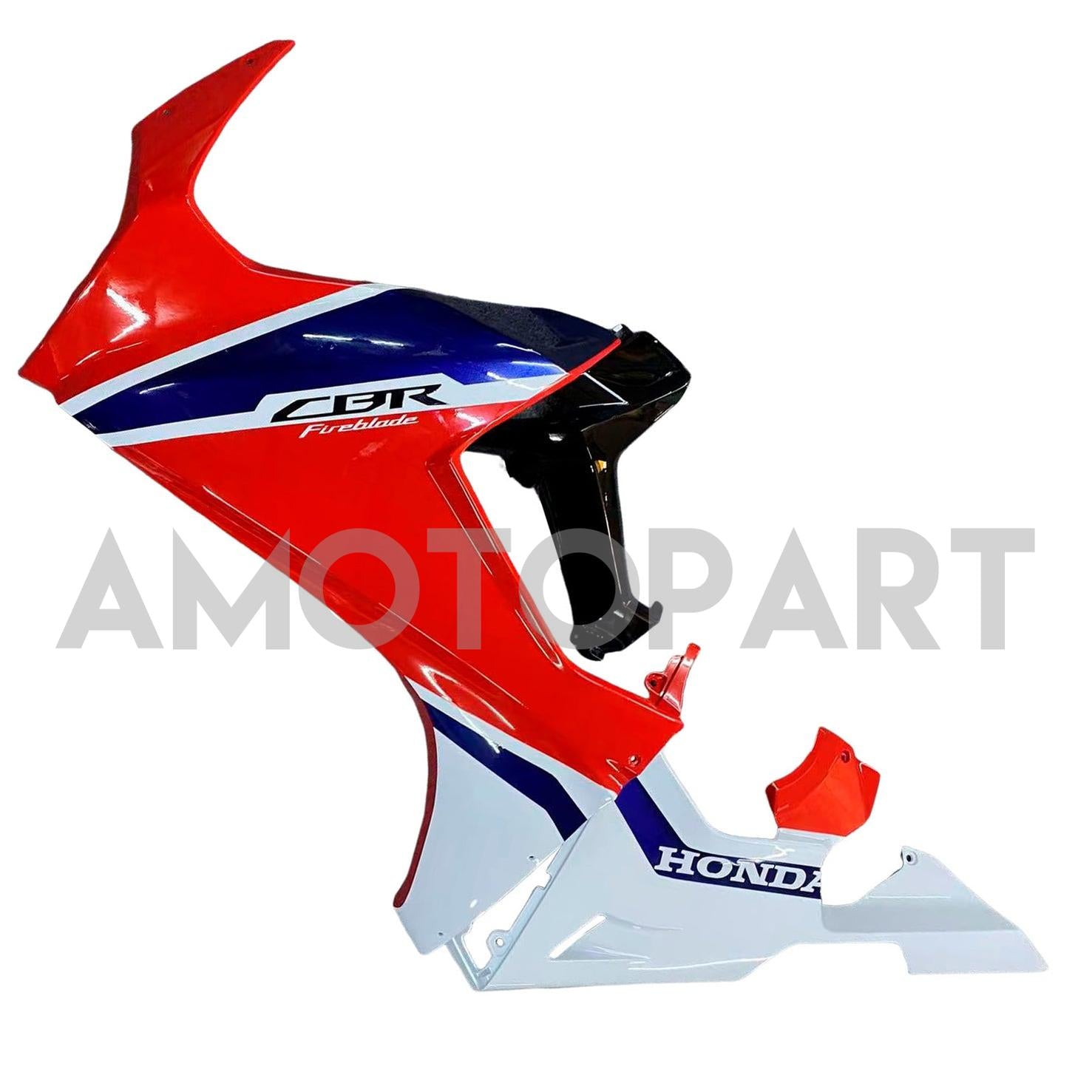 Amotopart 2017-2025 Honda CBR1000RR Verkleidung Rot&Weißes Style7-Set