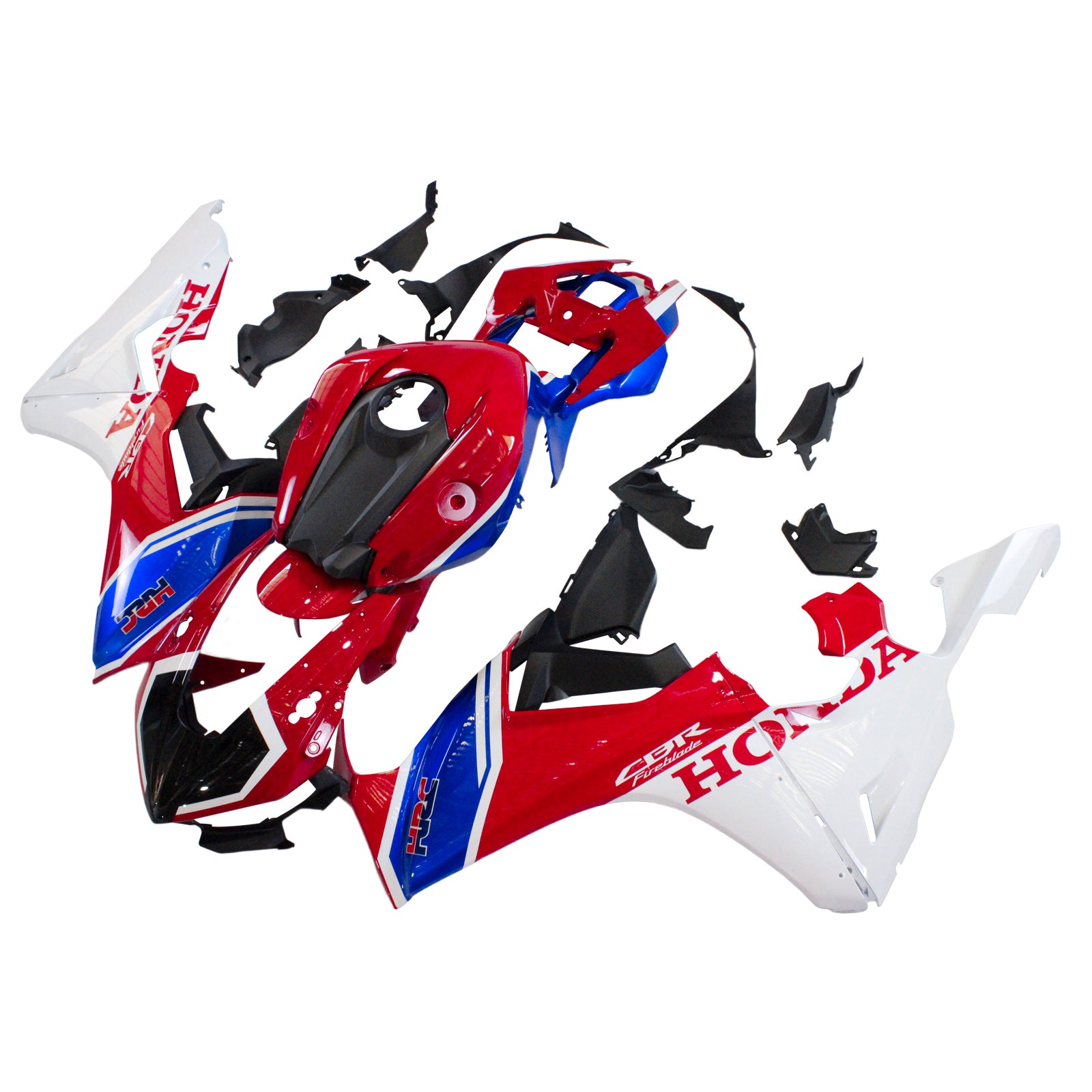 Amotopart 2017-2025 Honda CBR1000RR Fairing Red&White Style2 Kit