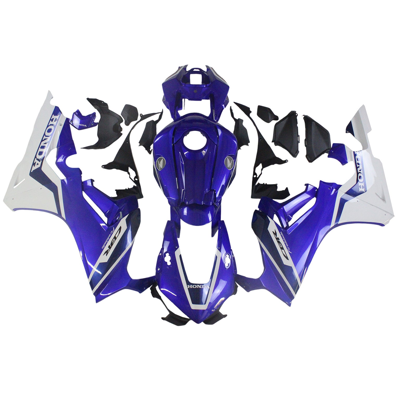 Amotopart 2017-2023 Honda CBR1000RR Fairing Blue&White Kit