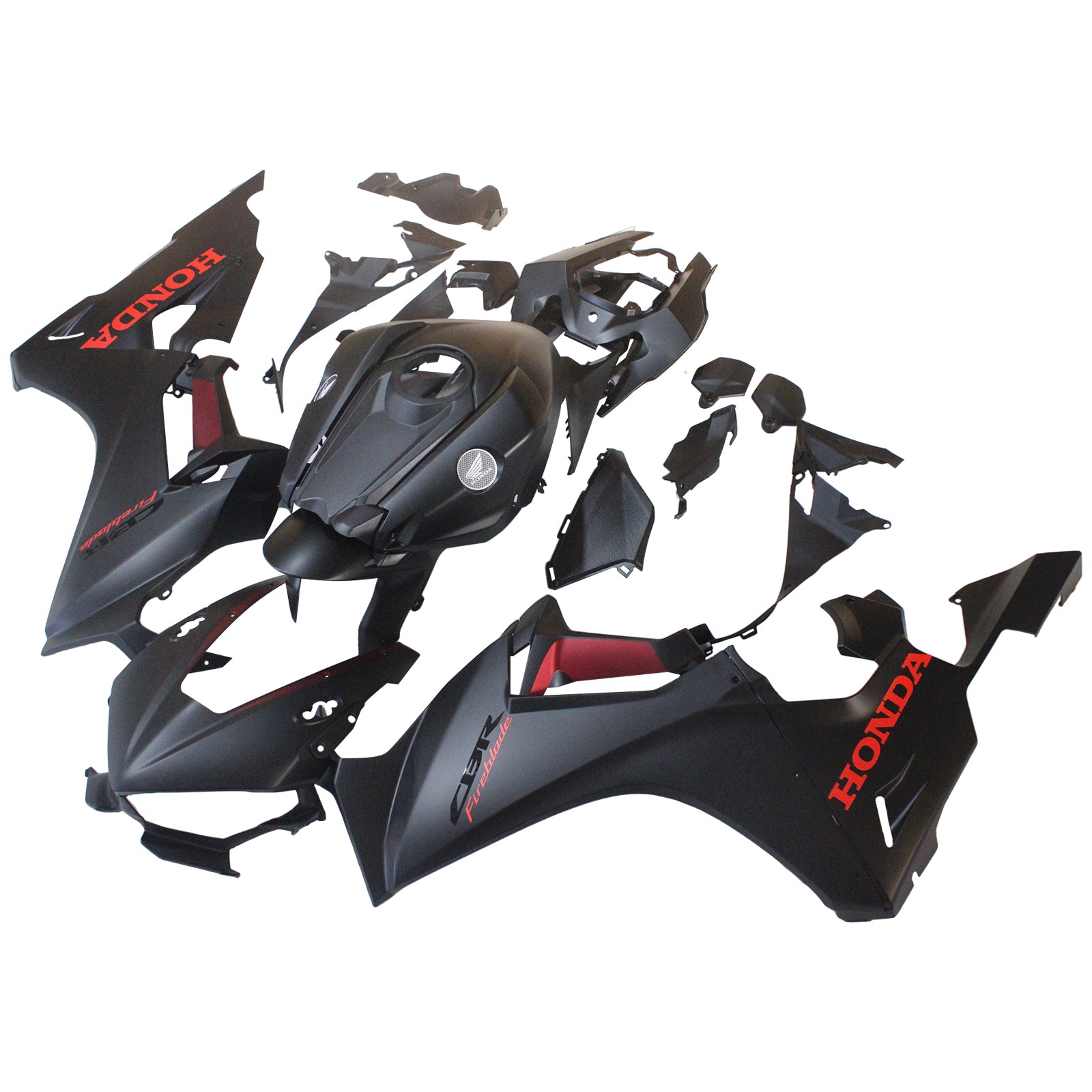 Amotopart 2017-2023 Honda CBR1000RR Fairing Matte Black Style2 Kit