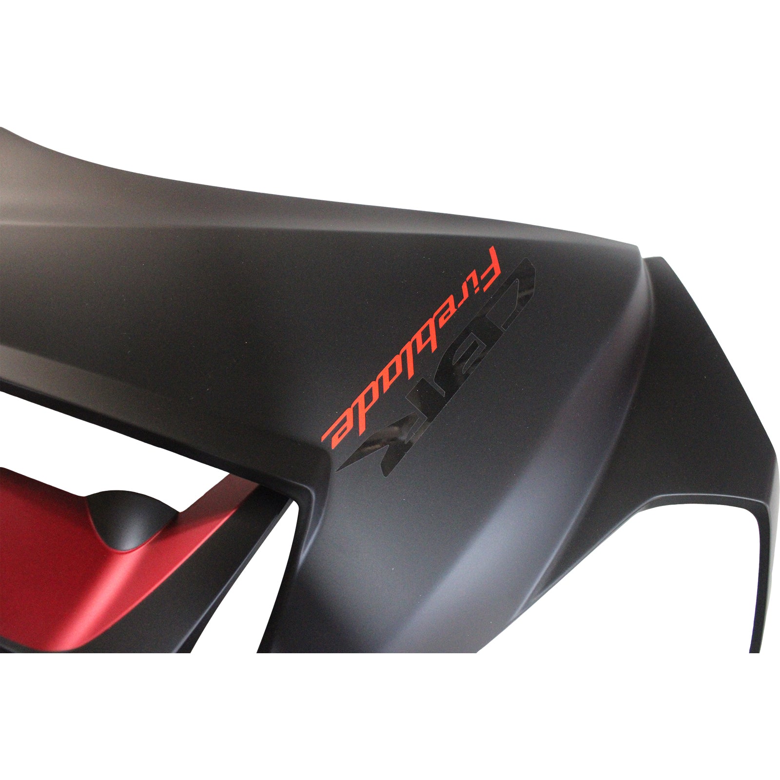 Amotopart 2017–2023 Honda CBR1000RR Verkleidung, mattschwarz, Style2-Kit