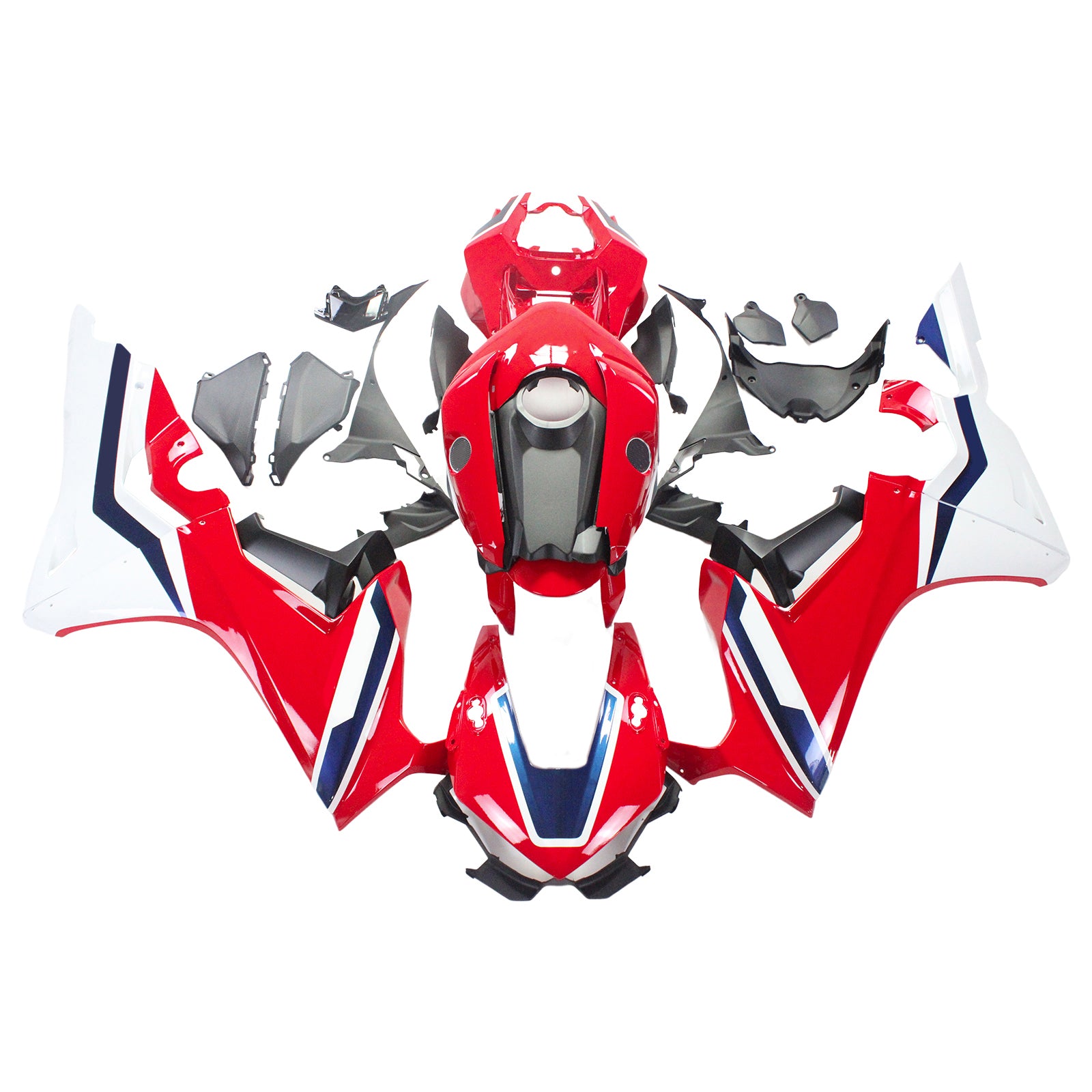 Amotopart 2017-2025 Honda CBR1000RR Fairing Red&White Style4 Kit