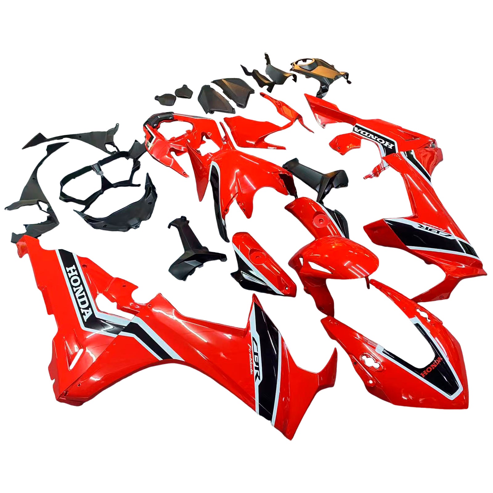 Amotopart 2017-2025 Honda CBR1000RR Fairing Red&White Style5 Kit