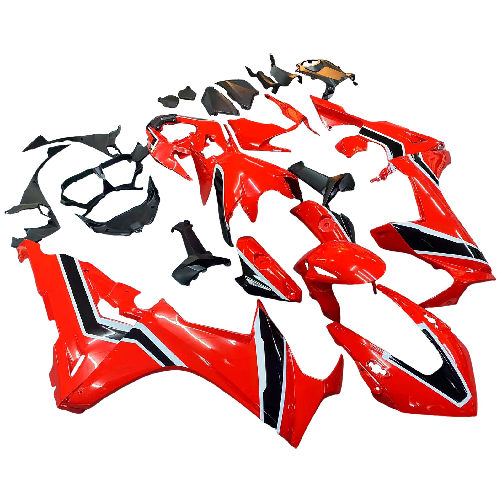 Amotopart 2017-2023 Honda CBR1000RR Kit de carenado rojo y blanco estilo 5