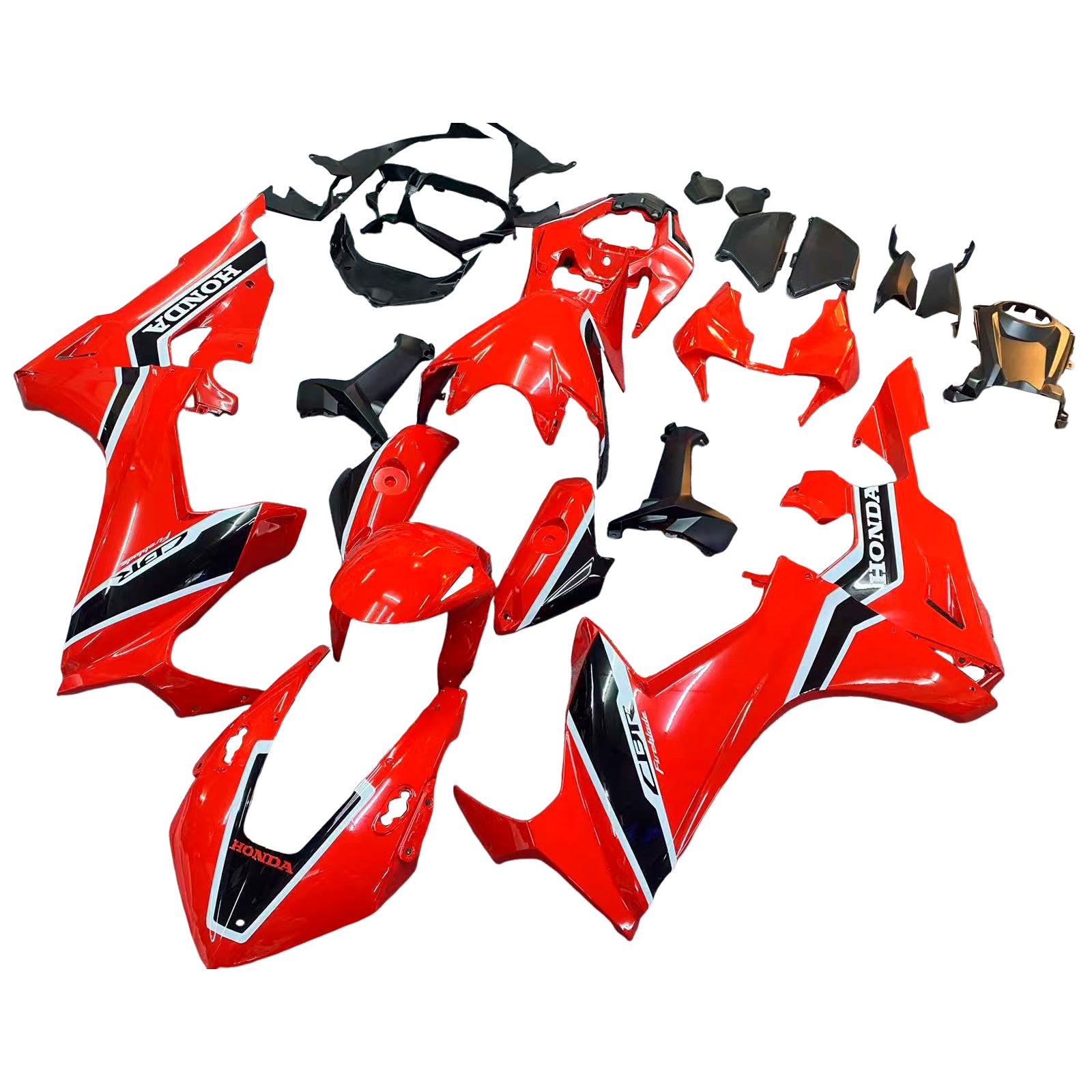 Amotopart 2017-2025 Honda CBR1000RR Fairing Red&White Style5 Kit