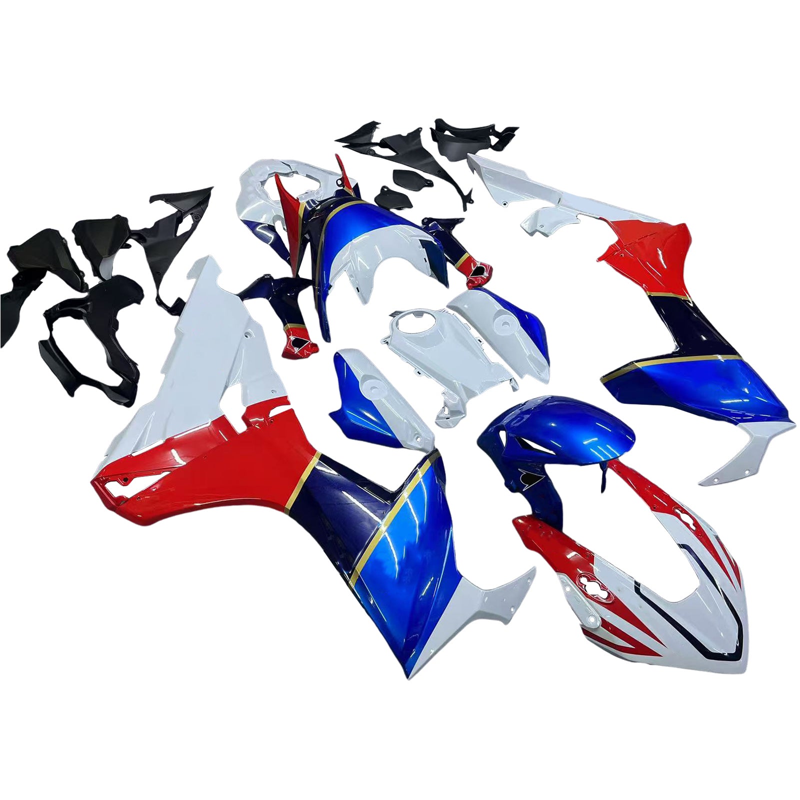 Amotopart 2017-2025 Honda CBR1000RR Fairing Blue&Red Kit