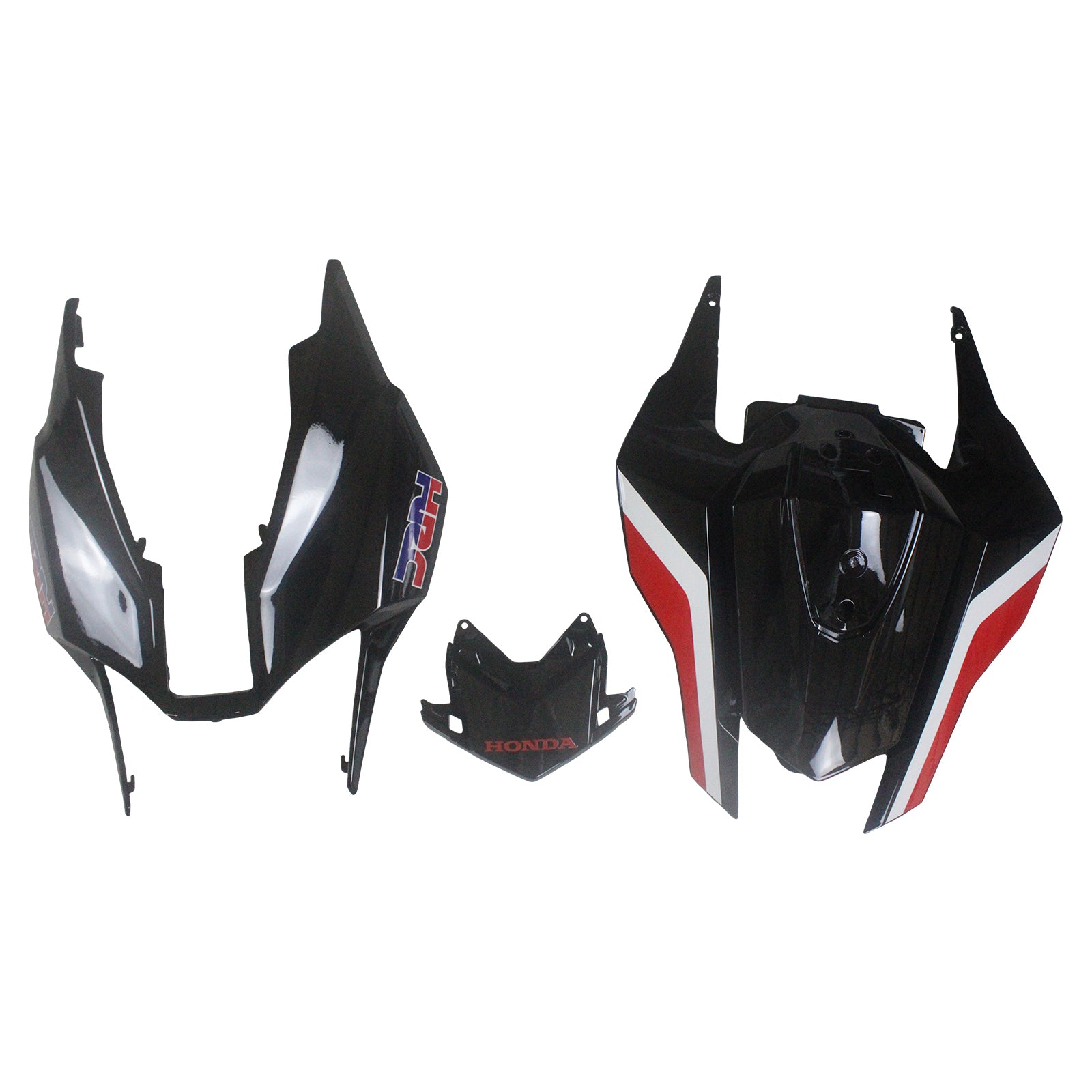 Amotopart 2017-2023 Honda CBR1000RR Kit de carénage noir et rouge