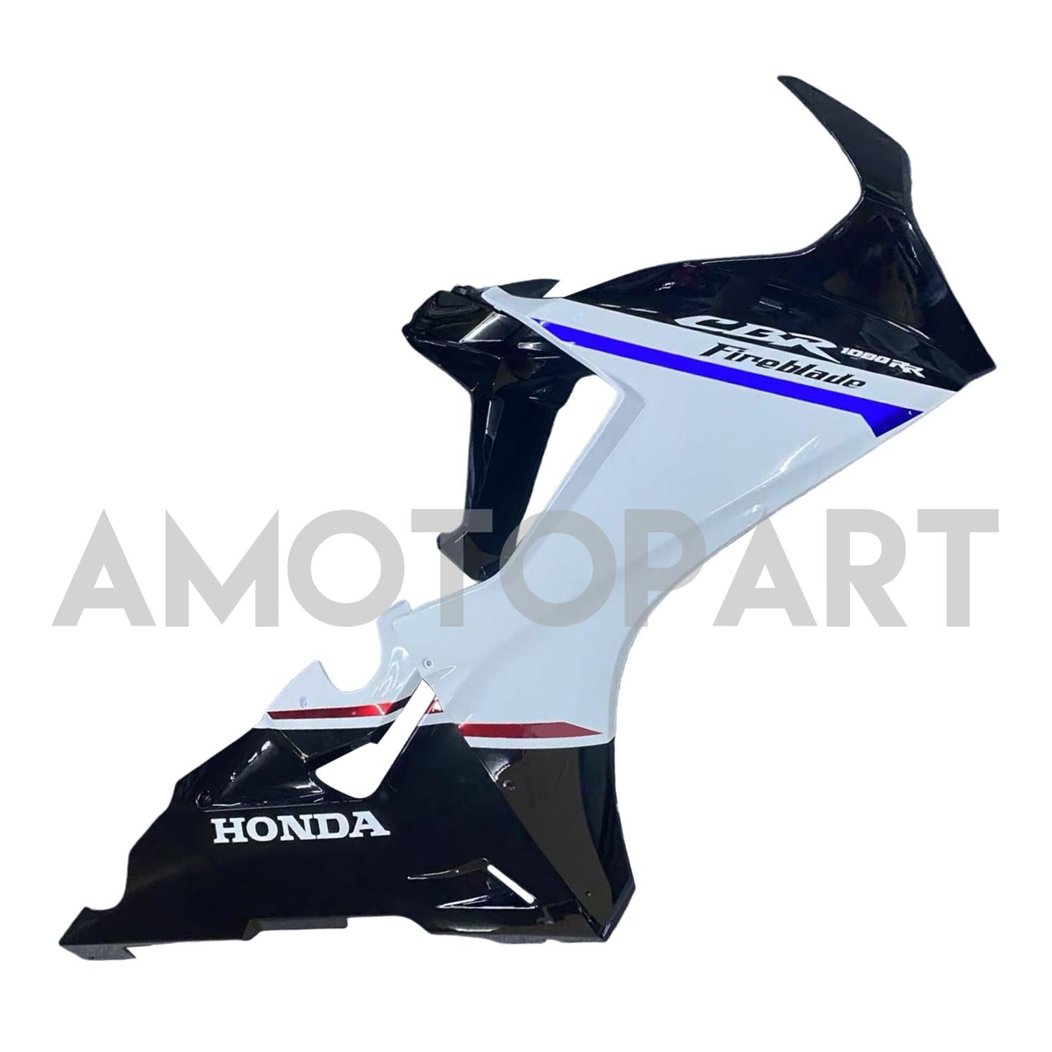 Amotopart 2017-2023 Honda CBR1000RR Kit de carenado blanco y negro