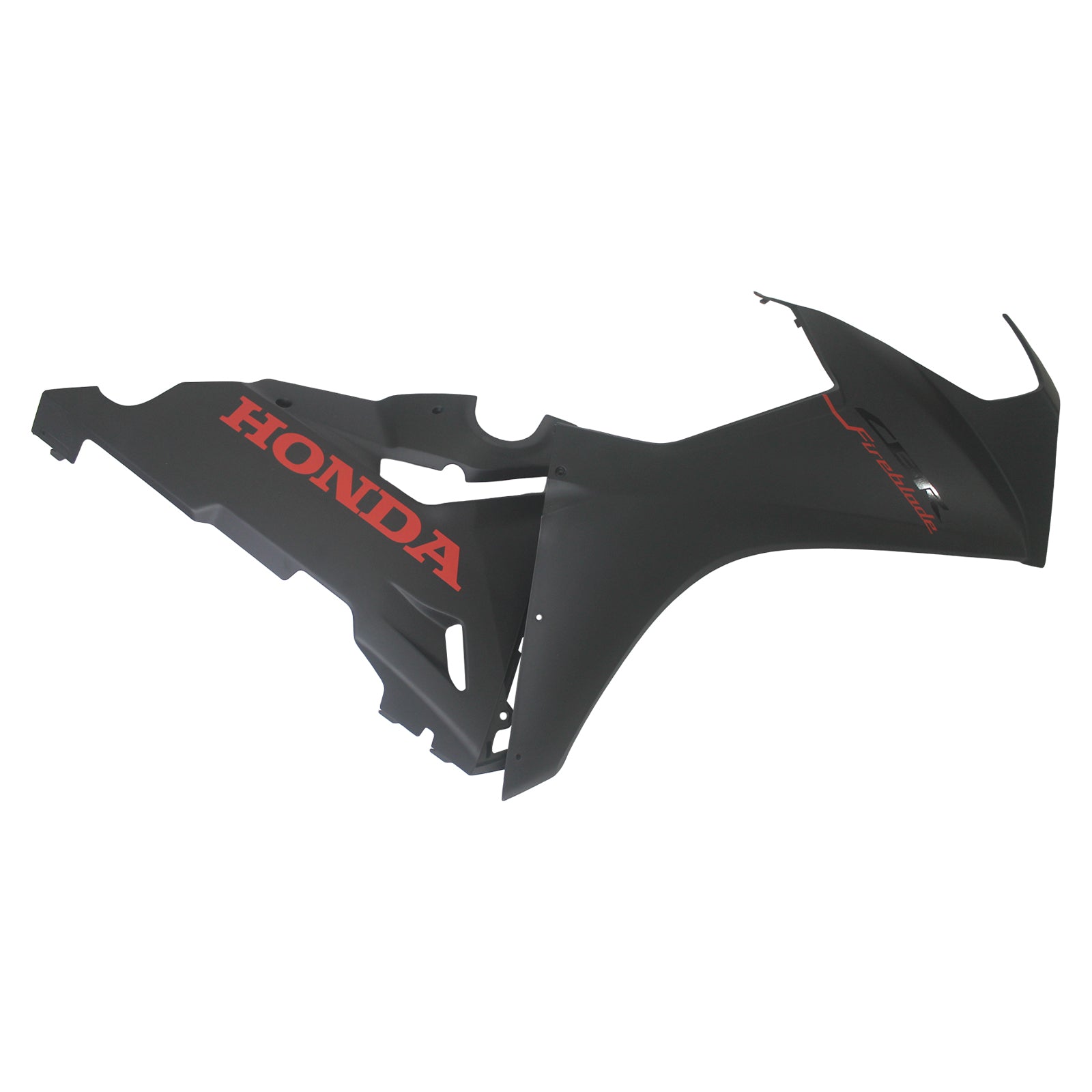 Amotopart 2017-2023 Honda CBR1000RR Fairing Black with Red Stripe Kit