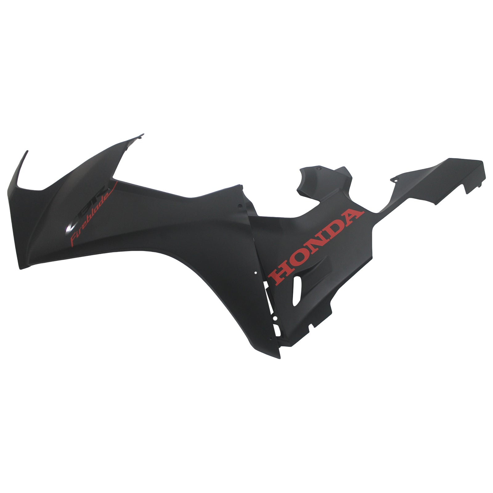 Amotopart 2017-2023 Honda CBR1000RR Fairing Black with Red Stripe Kit