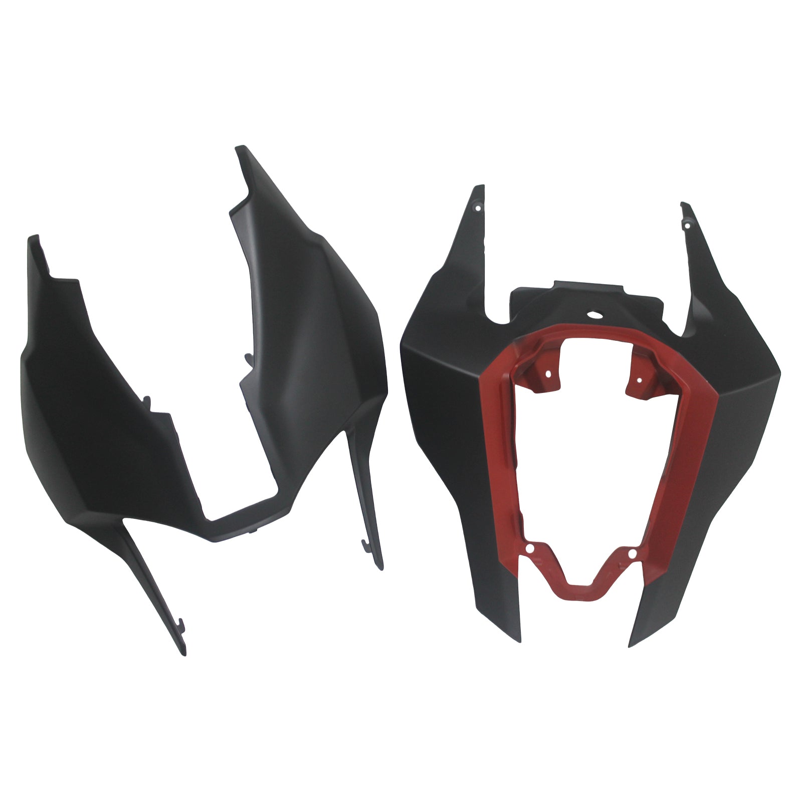 Amotopart 2017-2023 Honda CBR1000RR Fairing Black with Red Stripe Kit