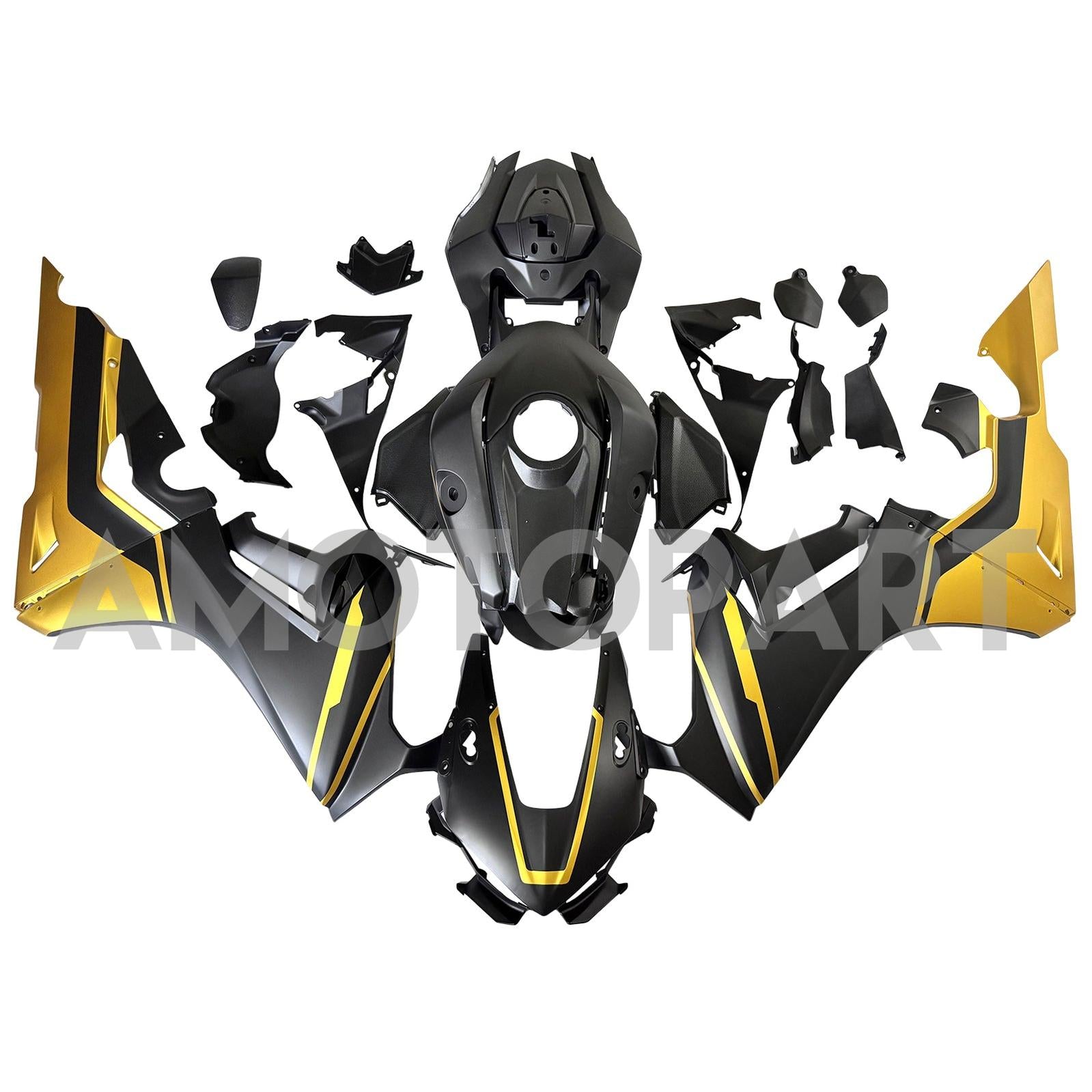 Amotopart 2017-2025 CBR1000RR Honda Black&Gold Fairing Kit
