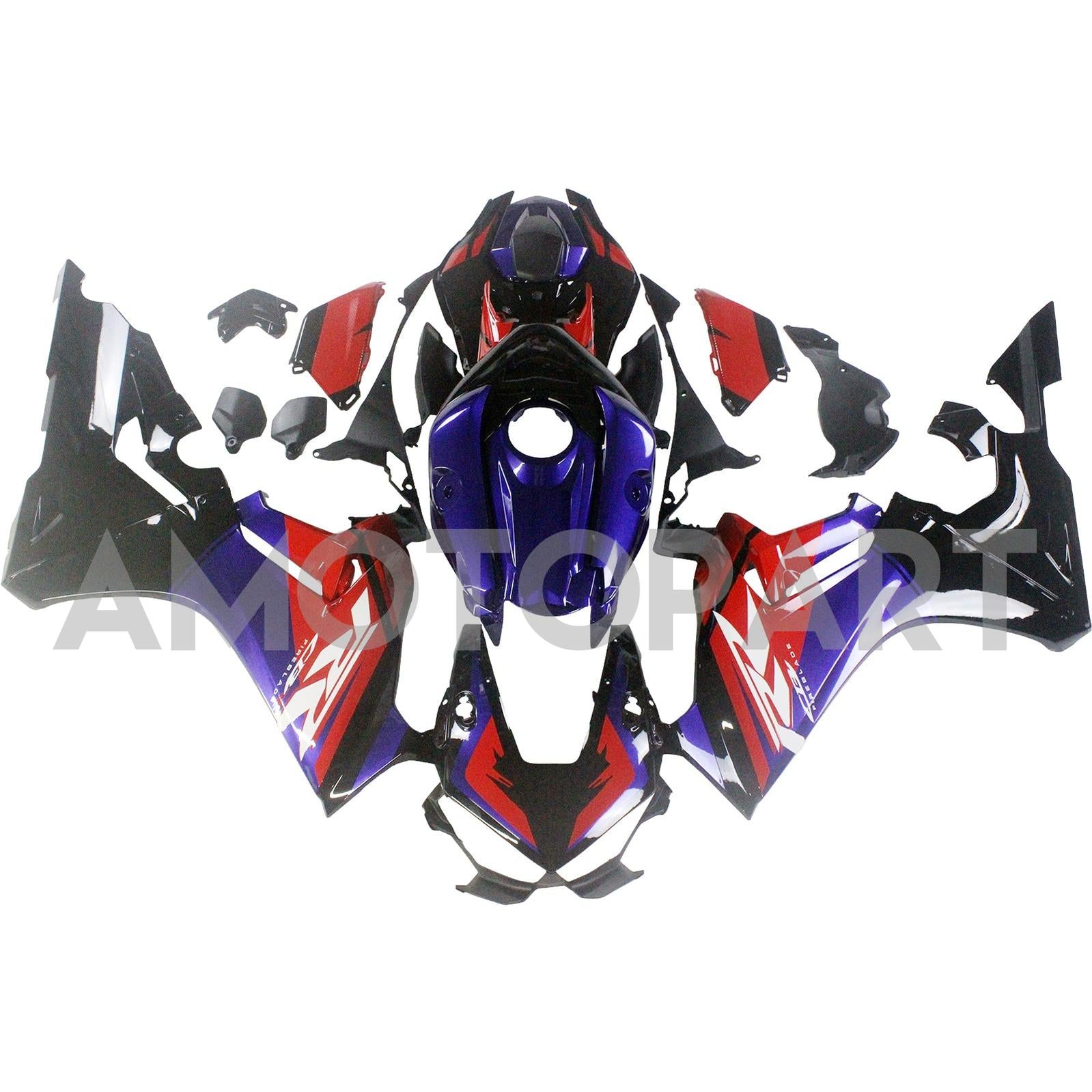 Amotopart 2017-2025 CBR1000RR Honda Red&Blue Fairing Kit