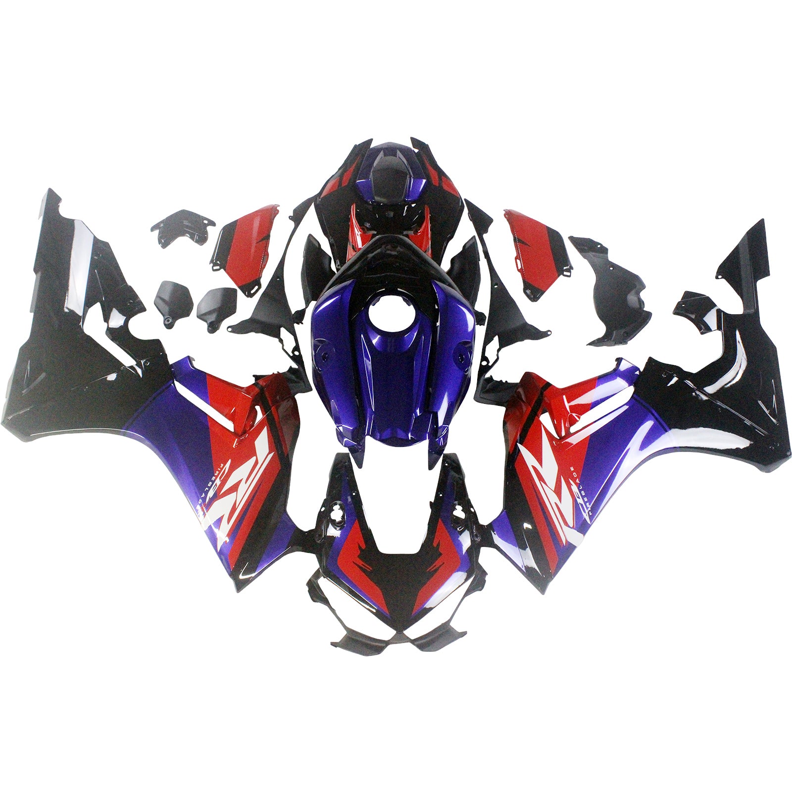 Amotopart 2017-2025 CBR1000RR Honda Red&Blue Fairing Kit