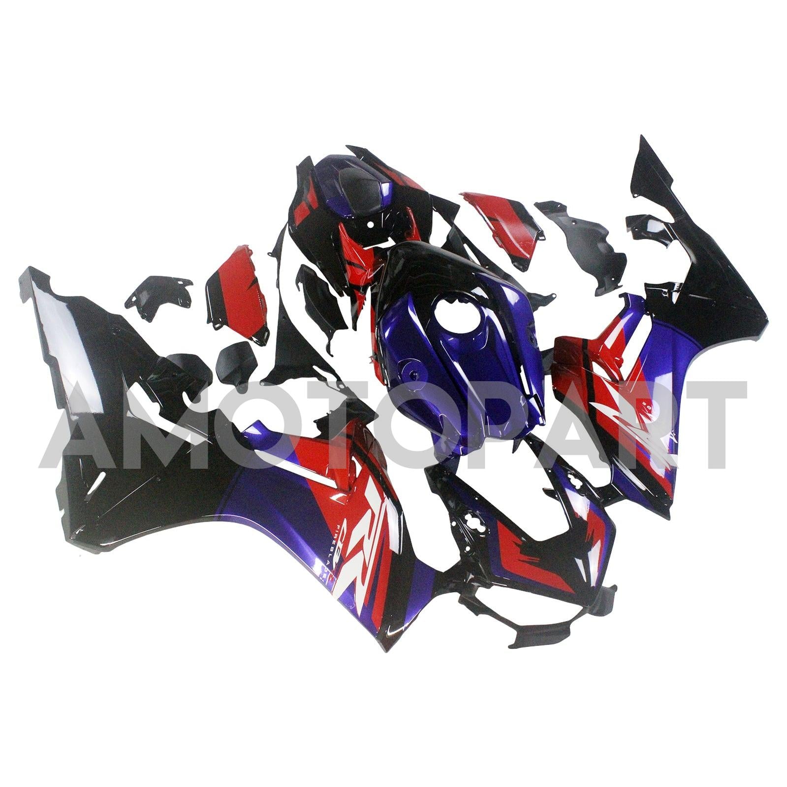 Amotopart 2017-2025 CBR1000RR Honda Red&Blue Fairing Kit