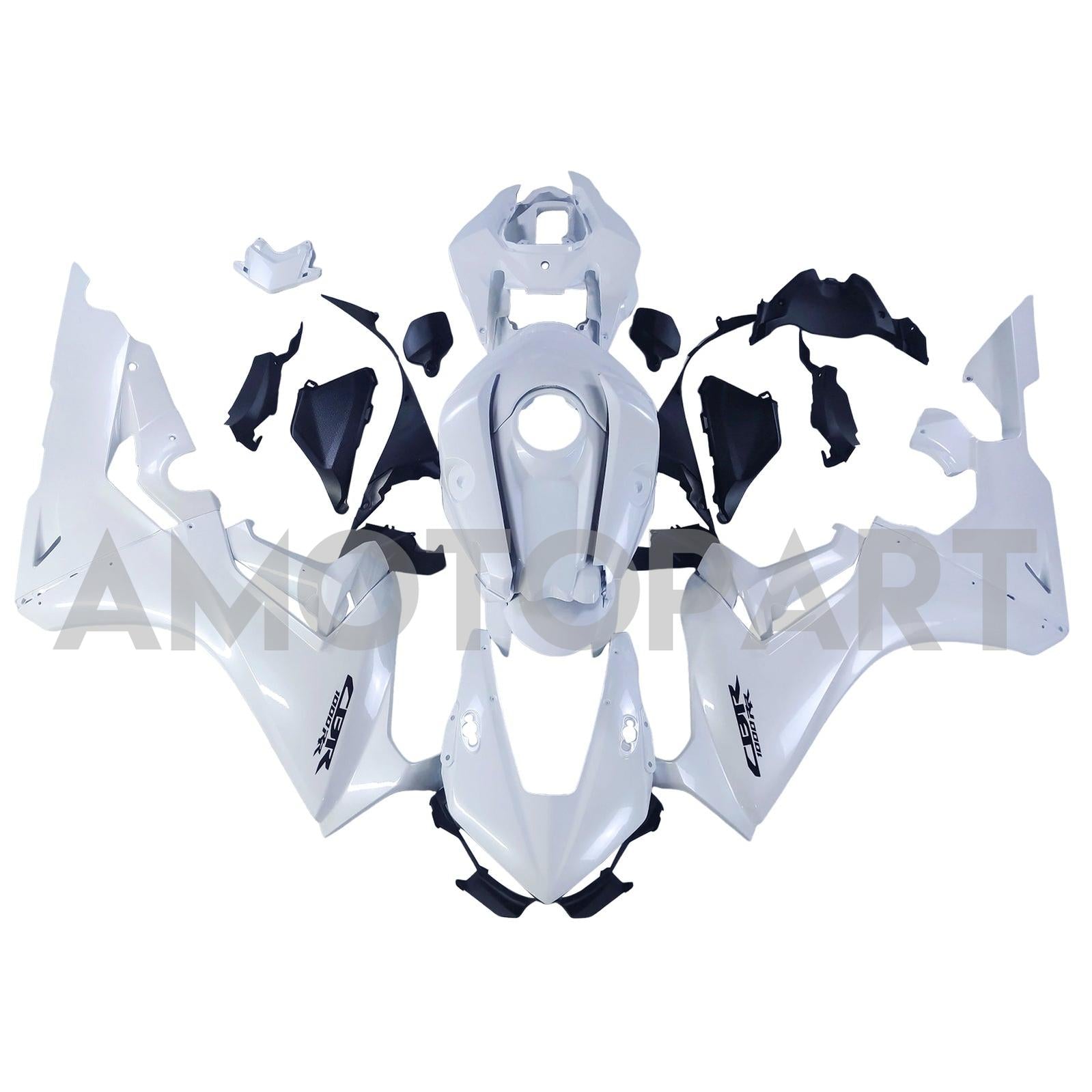 Amotopart 2017-2025 CBR1000RR Honda Pearl White Fairing Kit