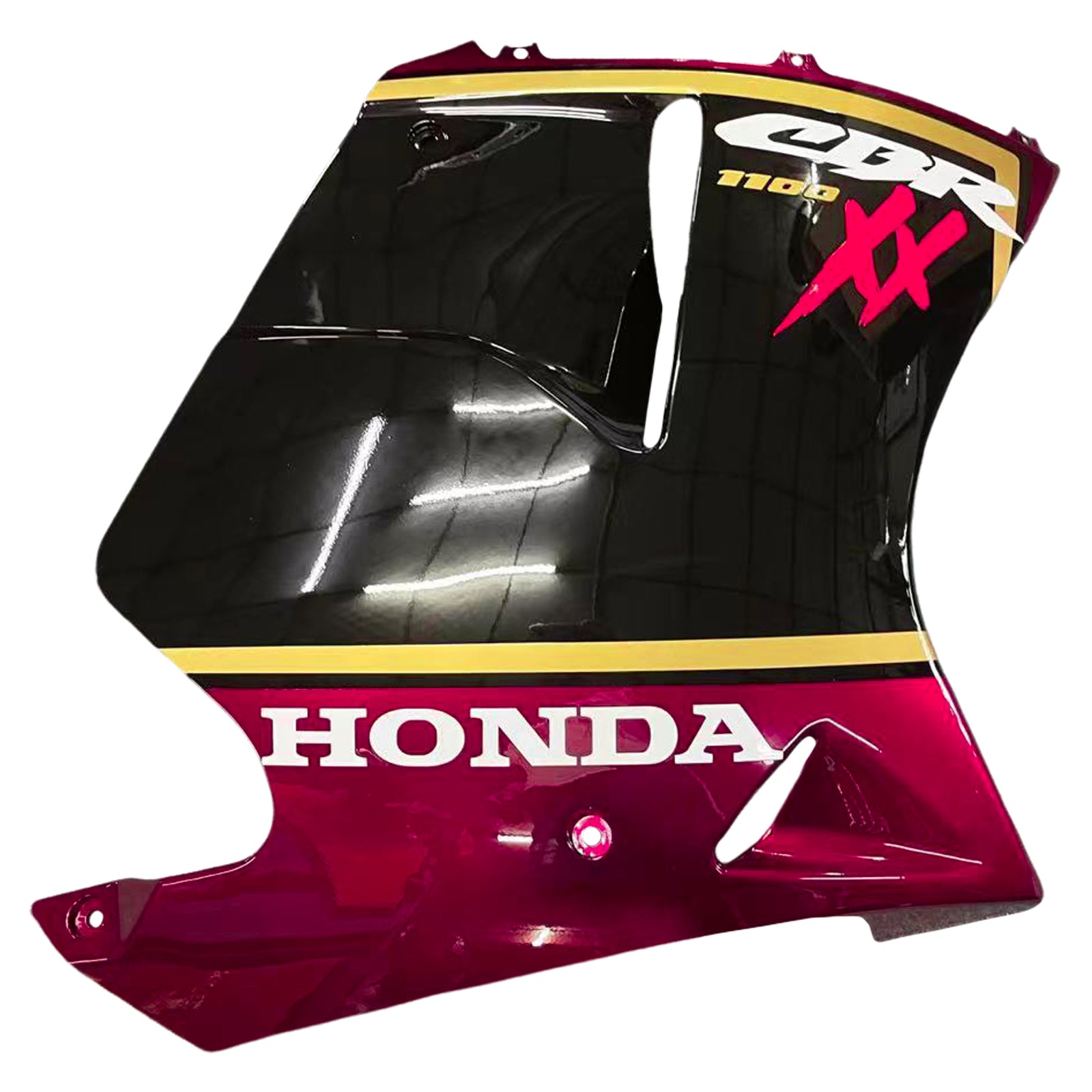 Amotopart 1996-2007 Honda CBR1100XX SuperBlackBird Fairing Red&Black Kit