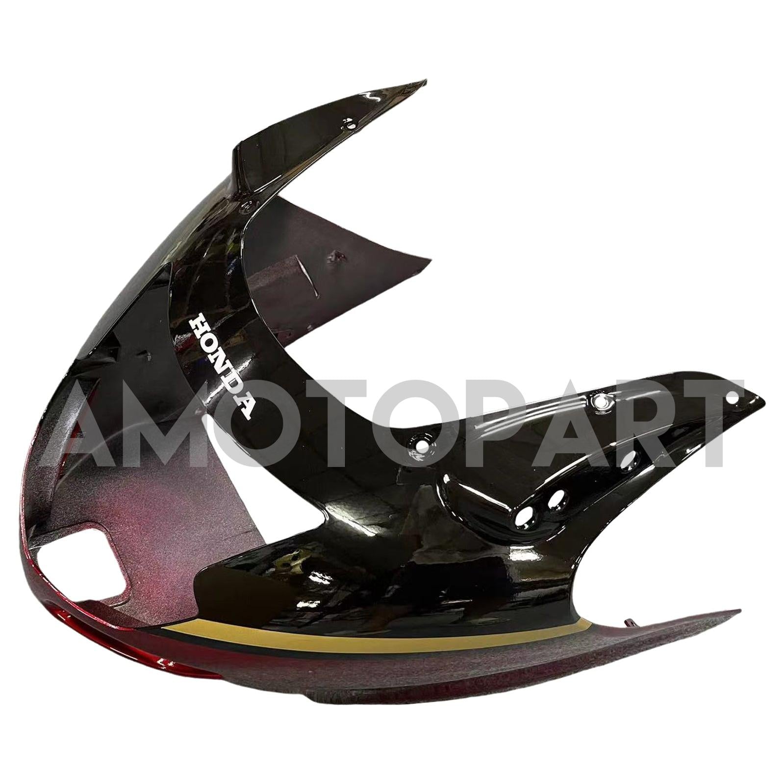 Amotopart Verkleidung für Honda CBR1100XX SuperBlackBird (1996–2007), Rot&Schwarzes Set