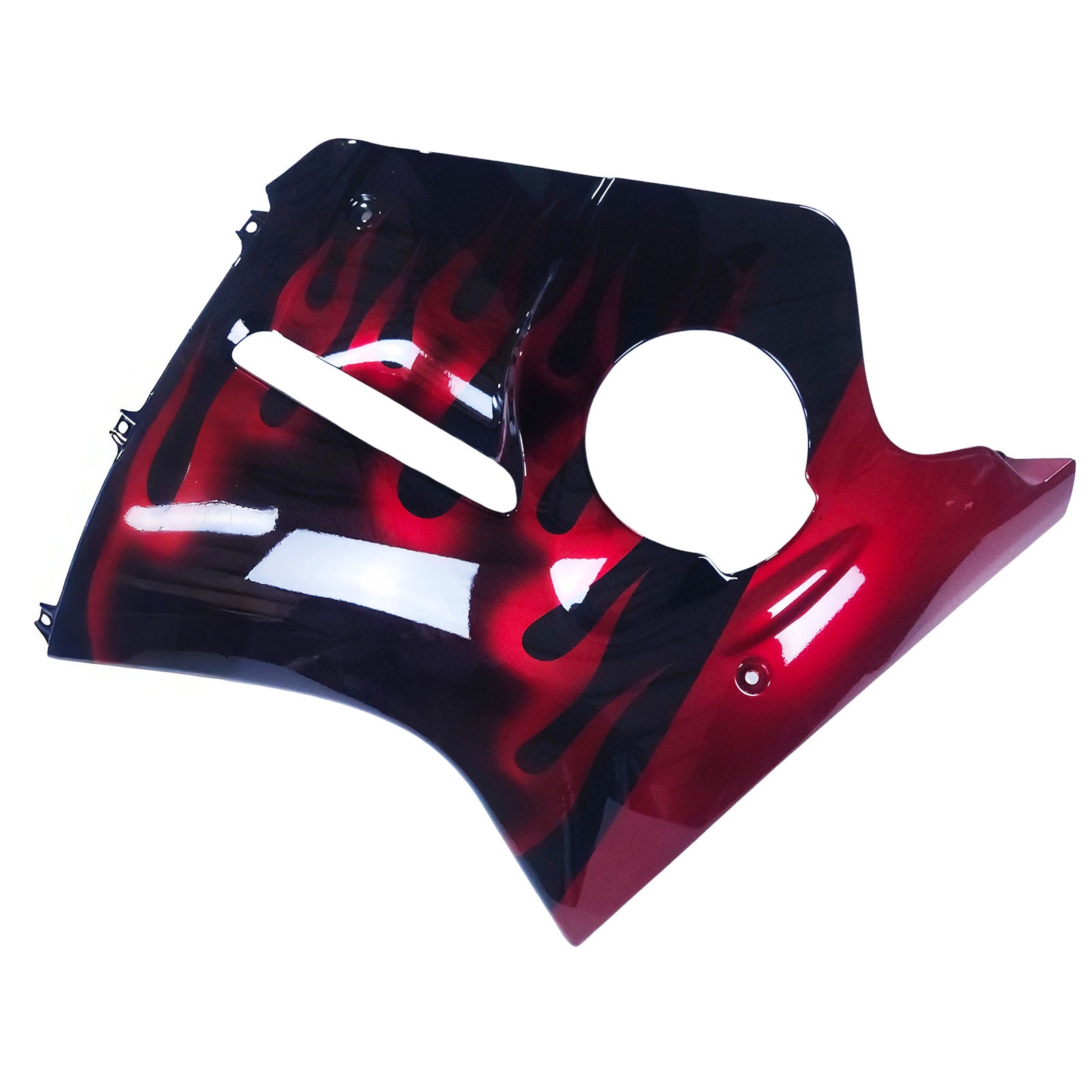 Amotopart 1996-2007 Honda CBR1100XX Super Blackbird Fairing Gloss Black & Red Fire Kit