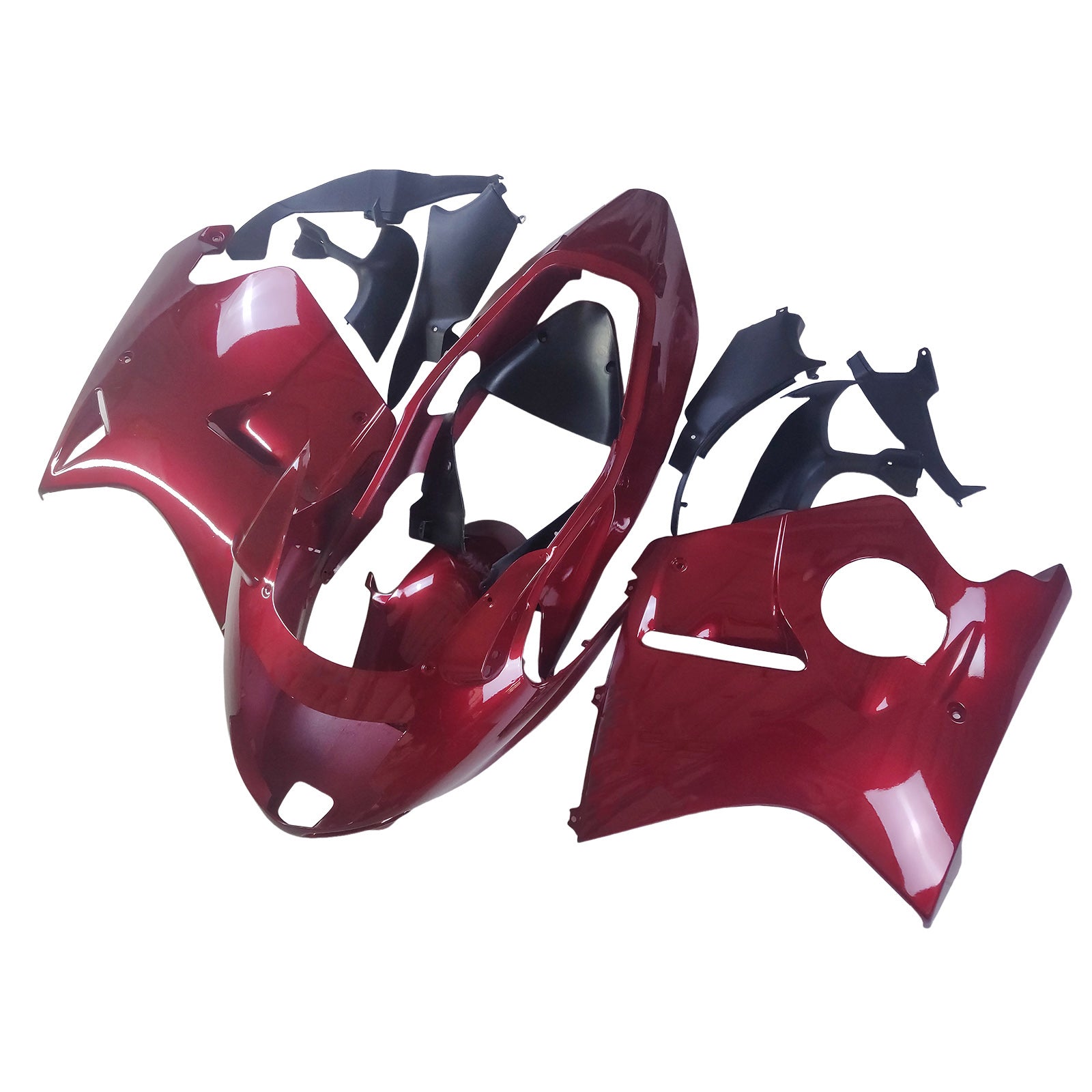 Amotopart 1996-2007 Honda CBR1100XX SuperBlackBird Fairing Glossy Red Kit