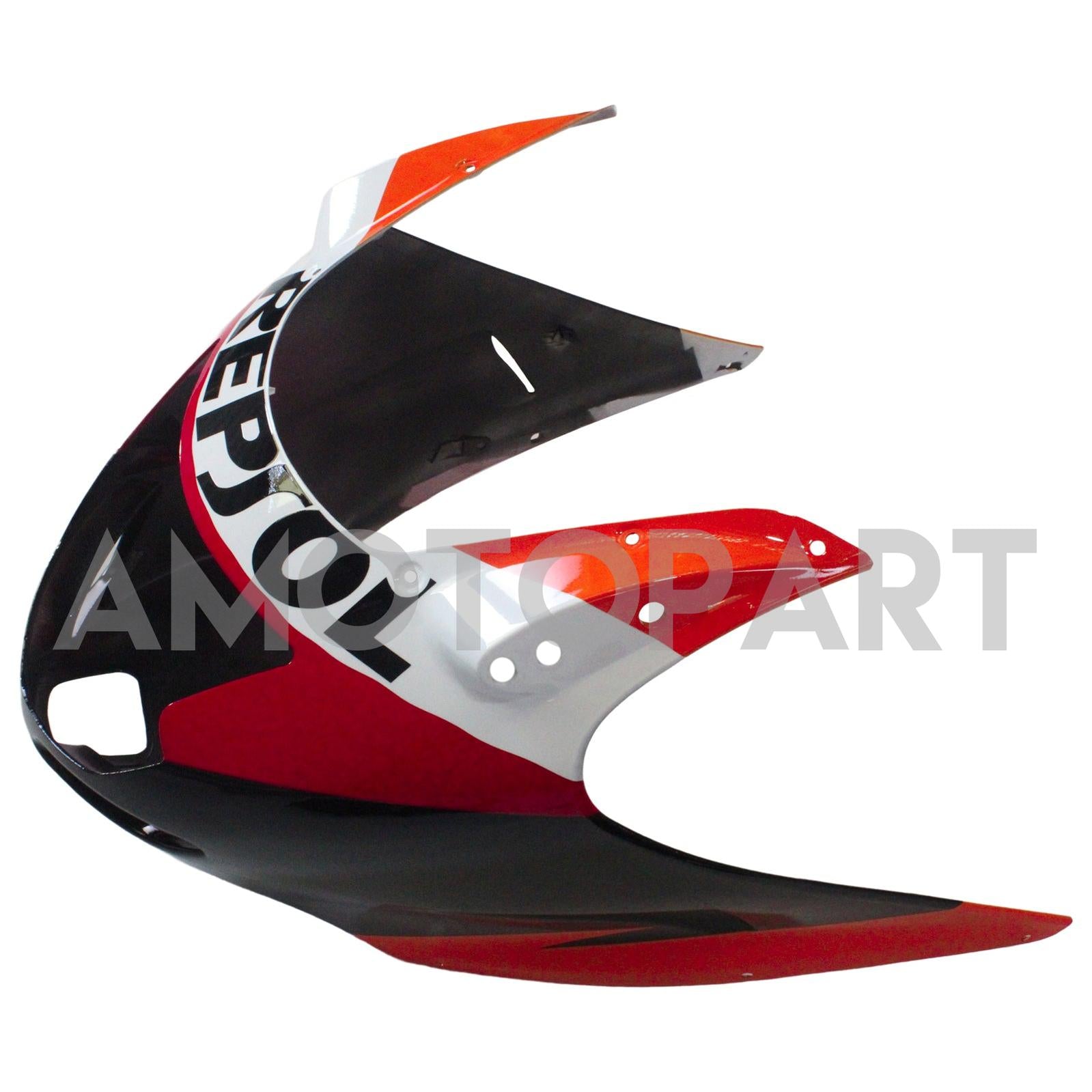 Amotopart Verkleidung für Honda CBR1100XX SuperBlackBird (1996–2007), Rot&Orange Kit