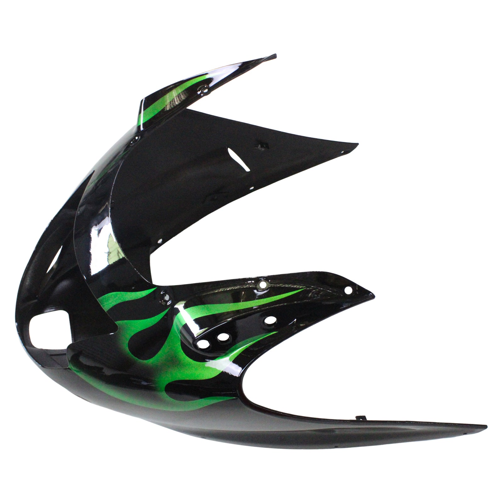 Amotopart 1996-2007 Honda CBR1100XX SuperBlackbird Fairing Green & Black Kit