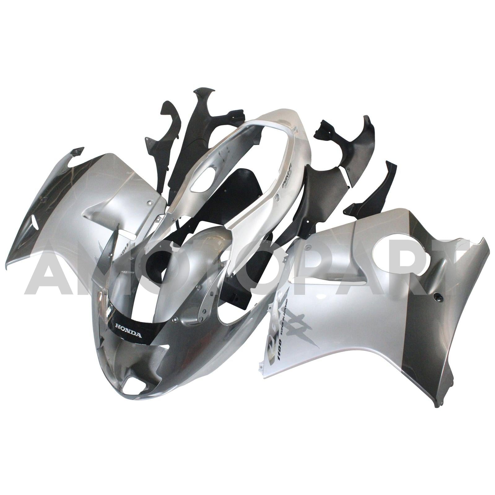 Amotopart 1996-2007 Honda CBR1100XX SuperBlackBird Fairing Sliver Kit