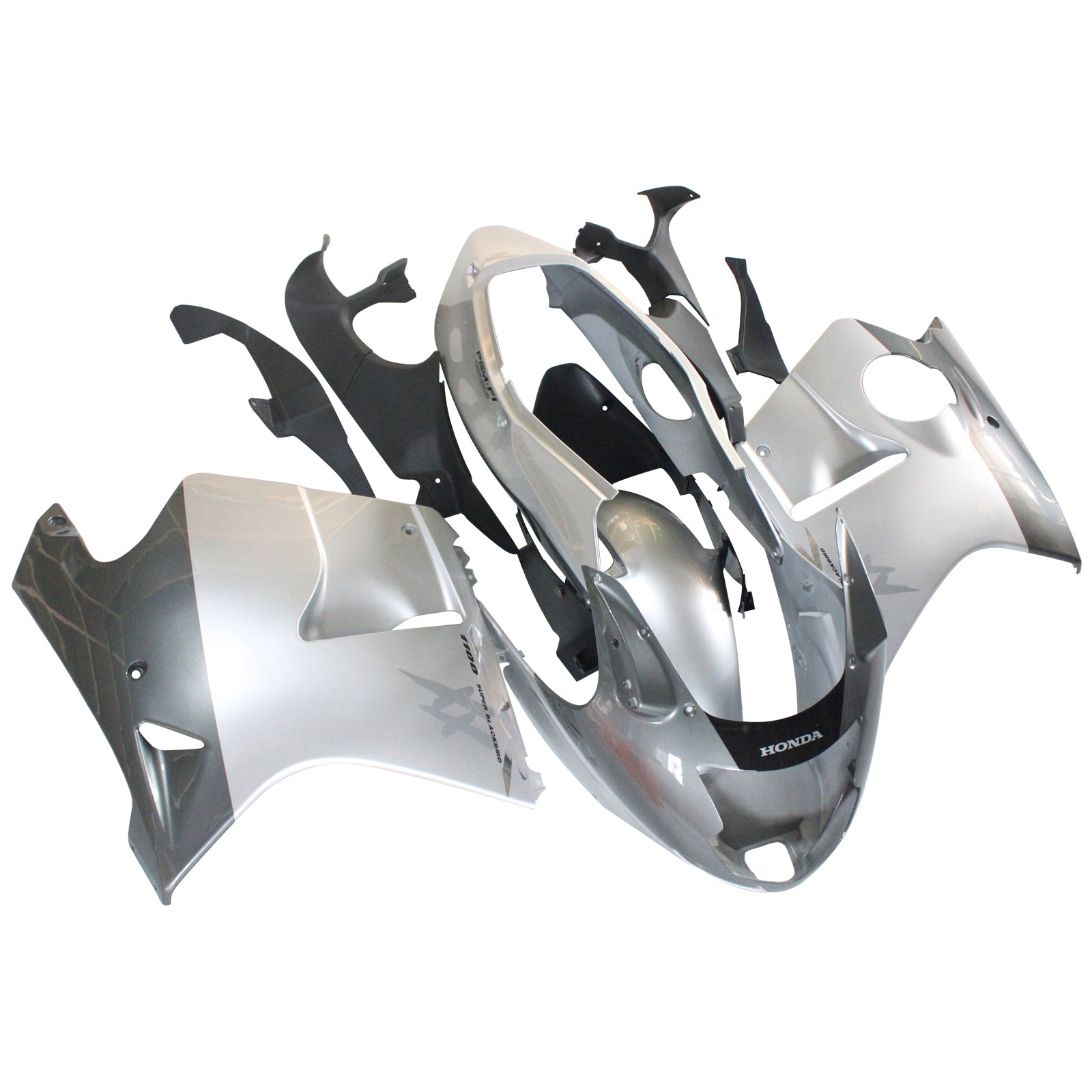 Amotopart 1996-2007 Honda CBR1100XX SuperBlackBird Fairing Sliver Kit