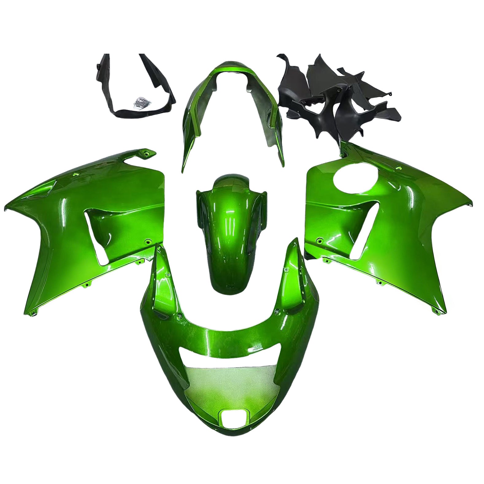 Amotopart 1996-2007 Honda CBR1100xx Superblackbird Facring Glossy Green Kit