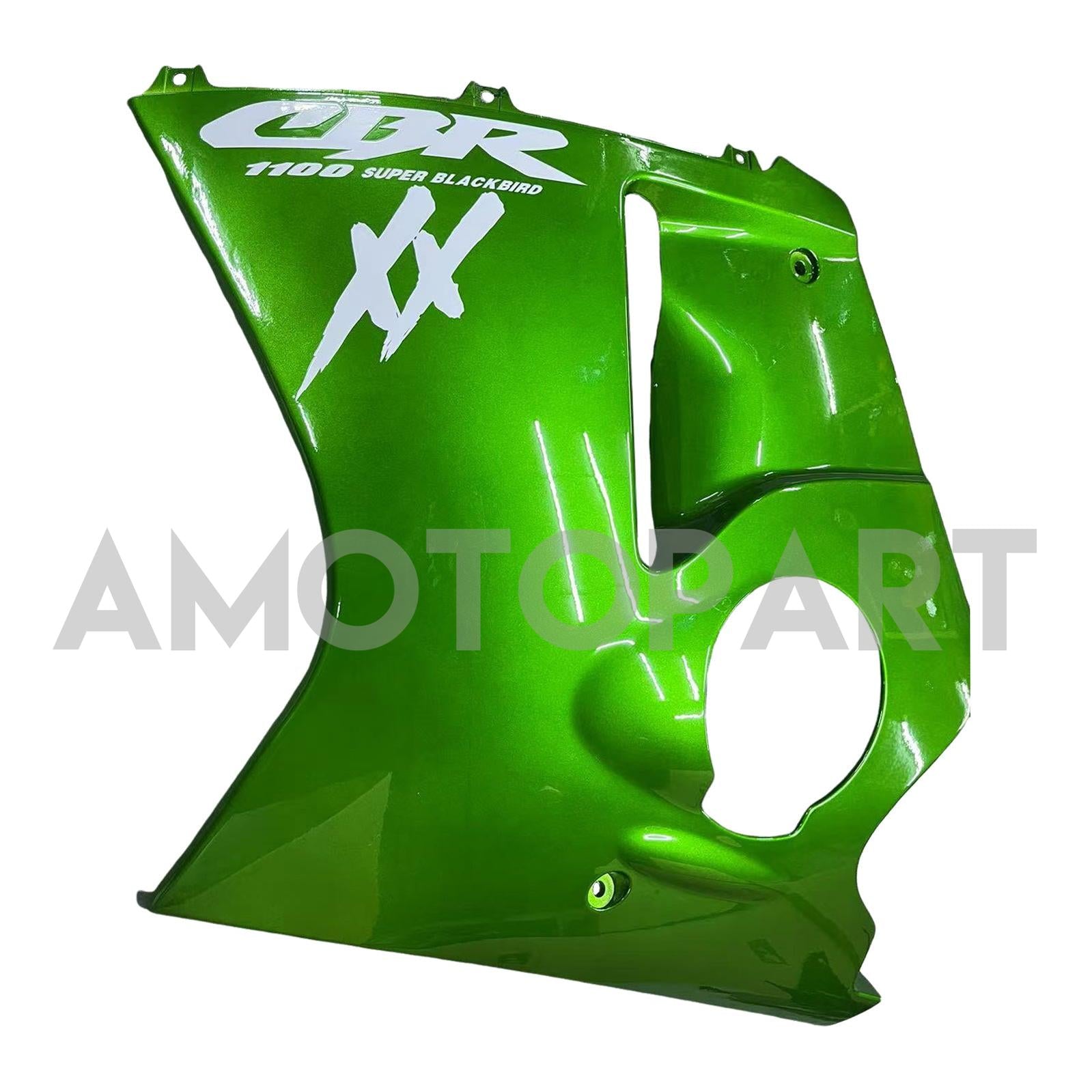 Amotopart 1996-2007 Honda CBR1100XX SuperBlackBird Fairing Glossy Green Kit