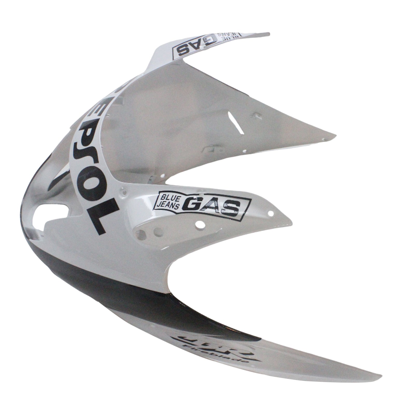 Amotopart 1996-2007 CBR1100XX SuperBlackBird Honda Kit carena Repjol nero e bianco