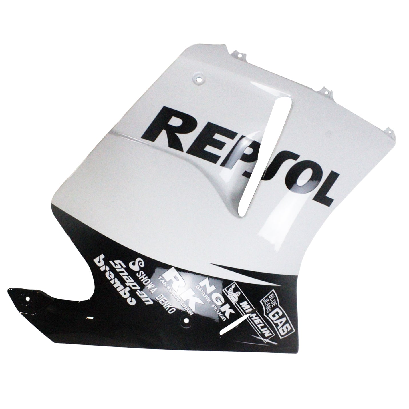 Amotopart 1996-2007 CBR1100XX SuperBlackBird Honda Black&White Repjol Fairing Kit