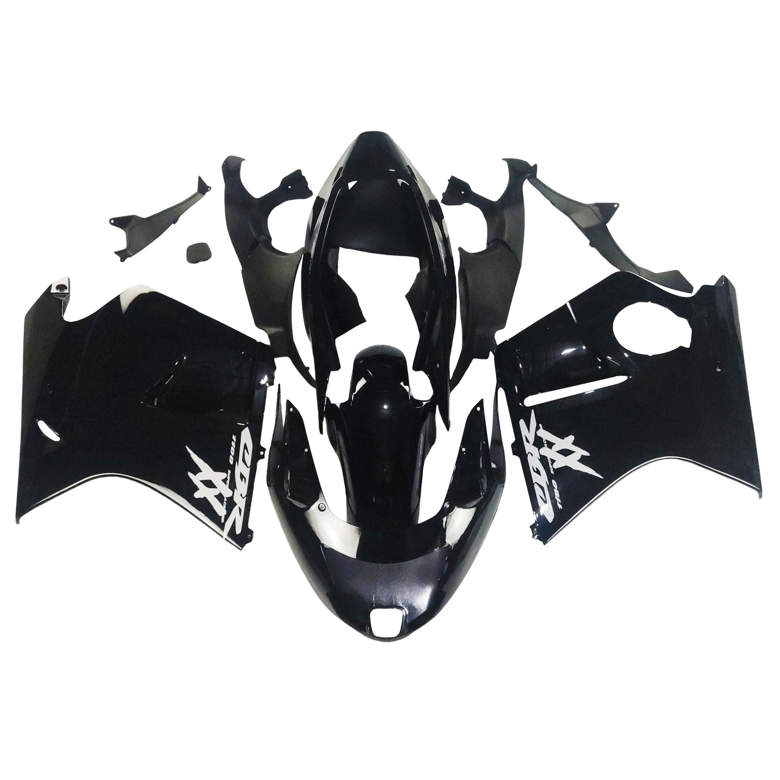 Amotopart 1996-2007 CBR1100XX SuperBlackBird Honda Kit carena nera