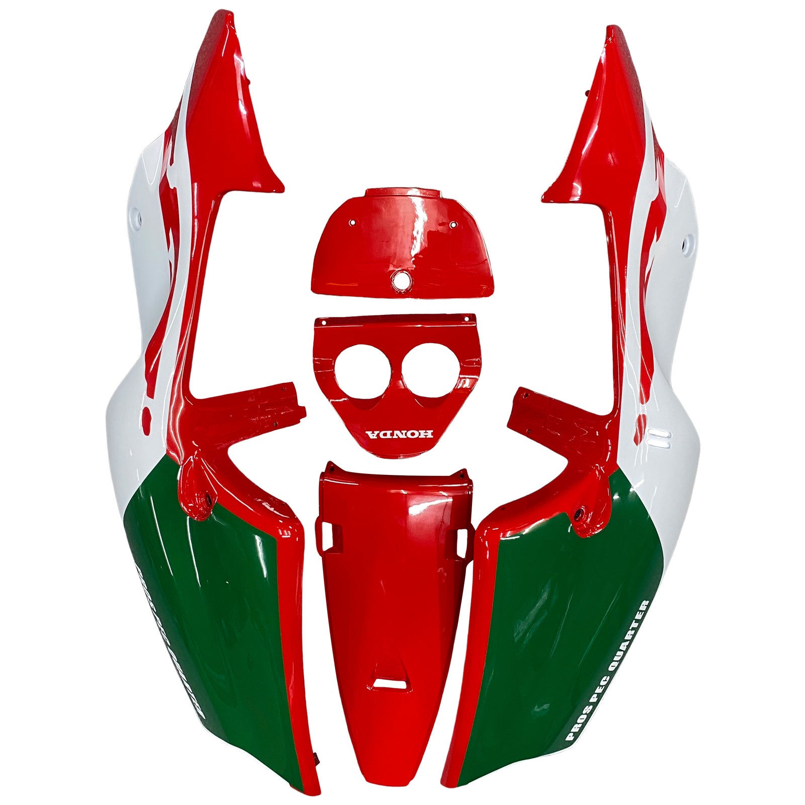 Amotopart 1990-1993 Honda NSR250 PGM-3 Fairing Red Style4 Kit