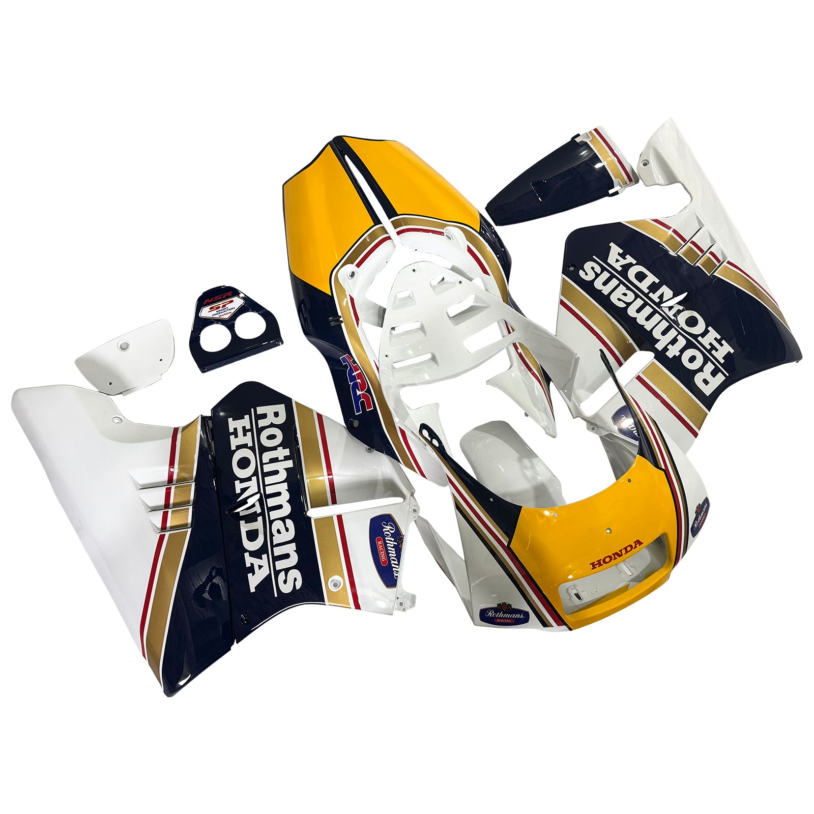 Amotopart 1990-1993 Honda NSR250 PGM-3 FAIRING BLUE Style3 Kit