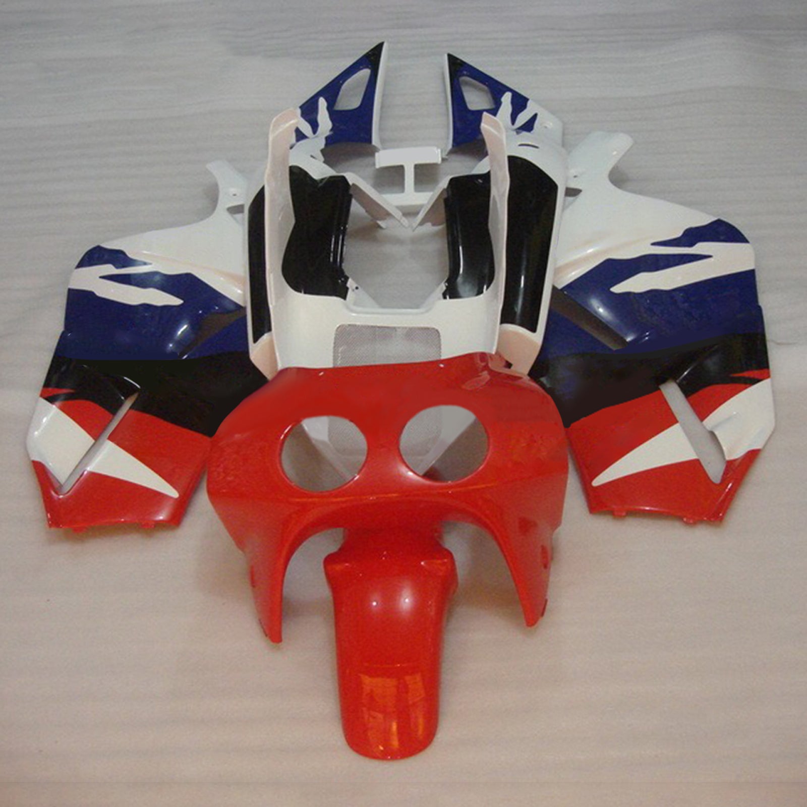 Amotopart 1988-1992 Honda VFR400R NC30 Fairing Red&Blue Kit