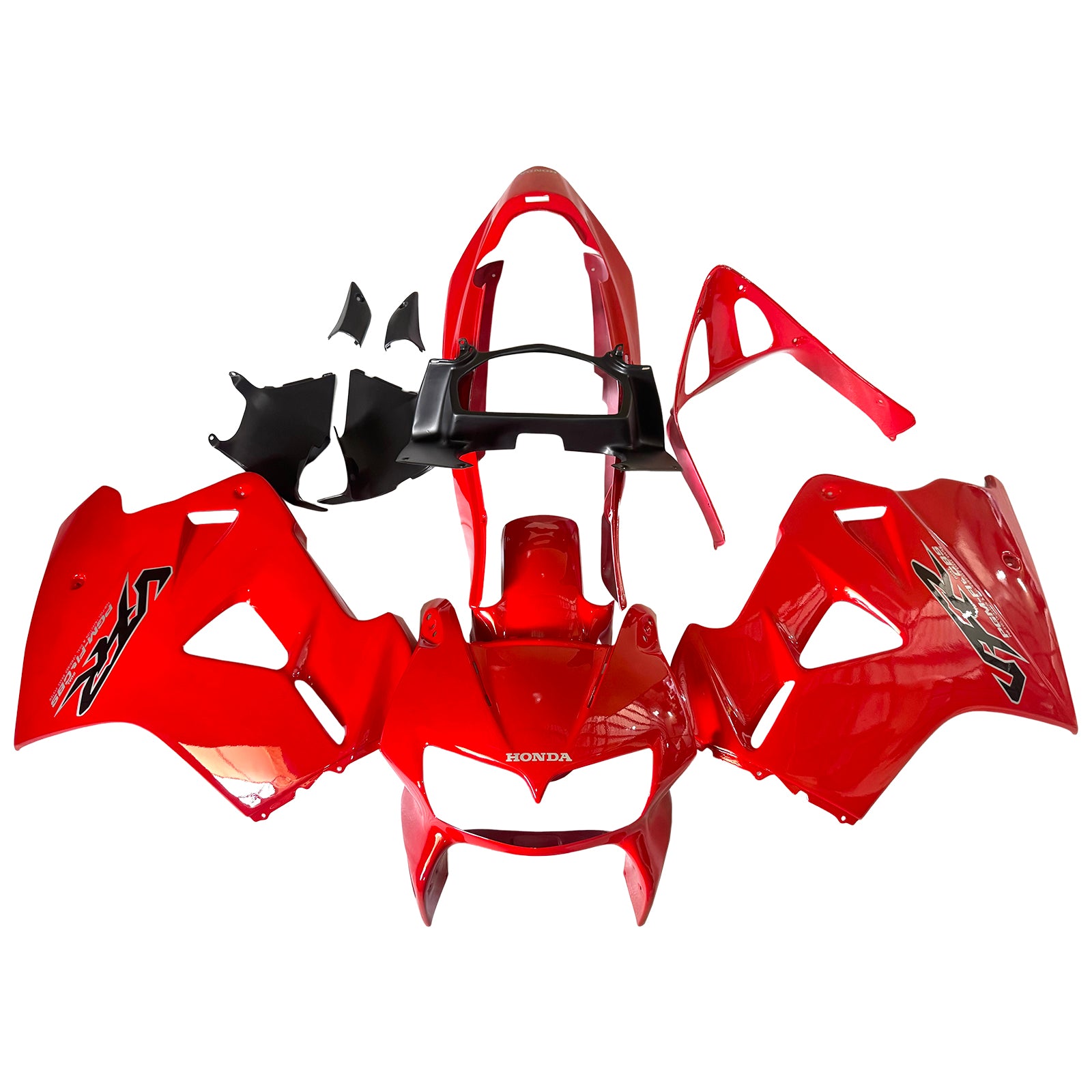 Amotopart 1998-2001 Honda VFR800 Fairing Red Kit