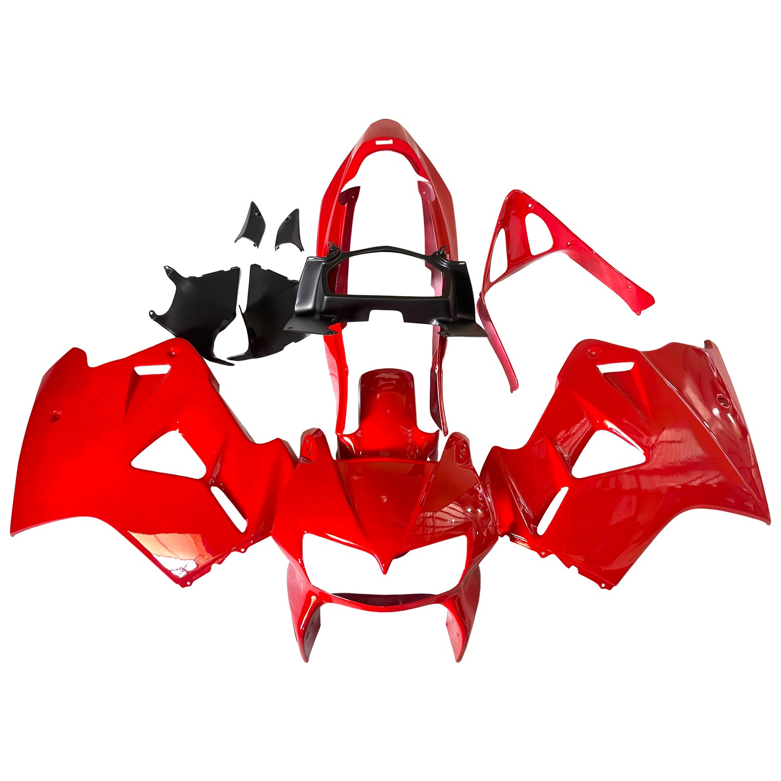 Amotopart 1998-2001 Honda VFR800 Fairing Red Kit