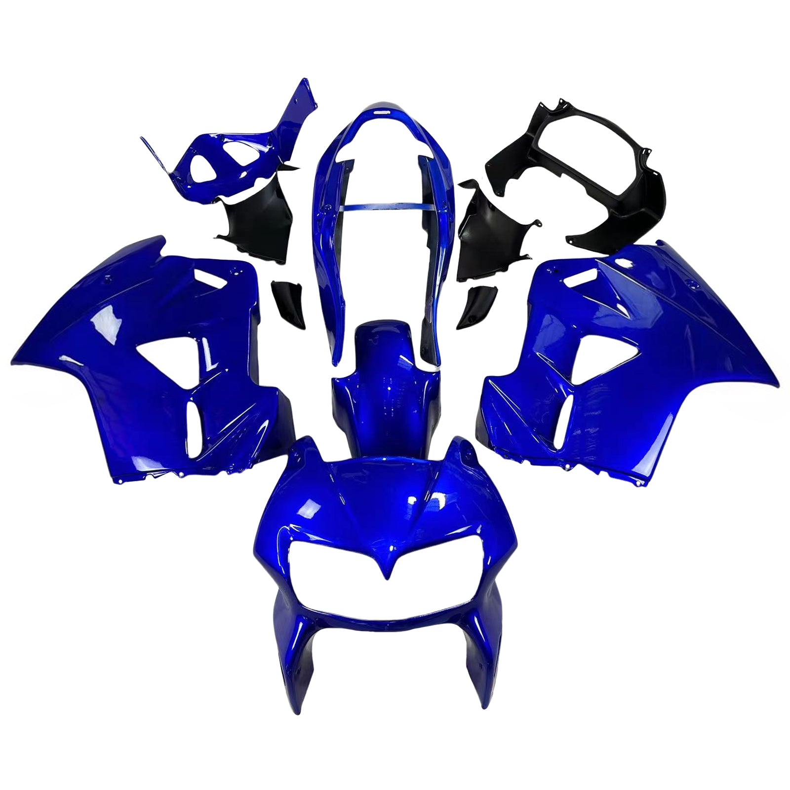 Amotopart 1998-2001 Honda VFR800 Fairing Blue Kit