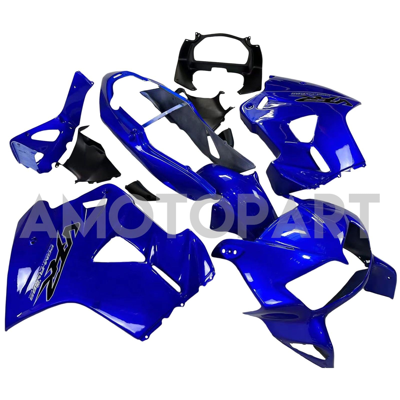 Amotopart 1998-2001 Honda VFR800 Fairing Blue Kit