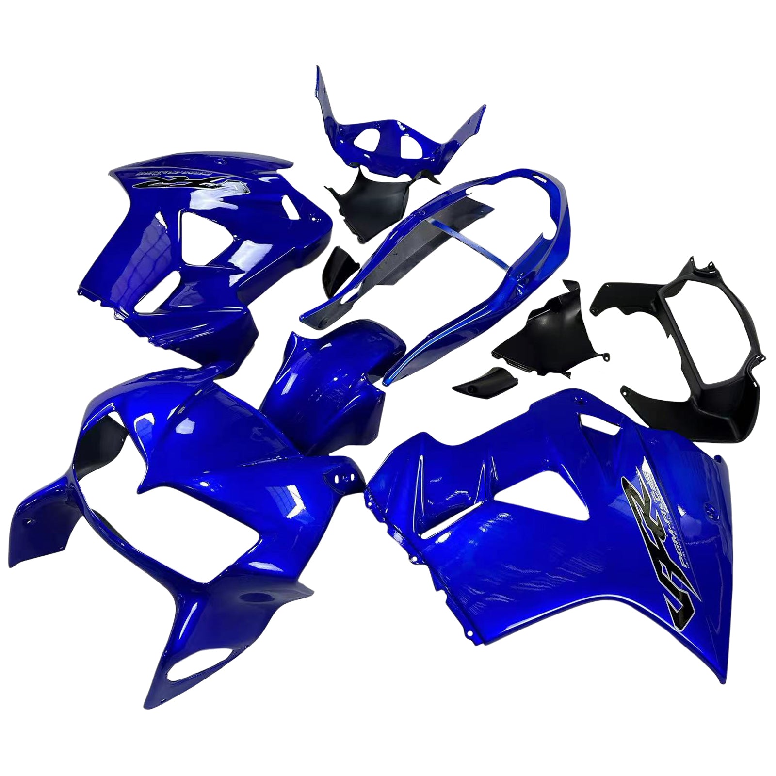 Amotopart 1998-2001 Honda VFR800 Kit de carénage bleu