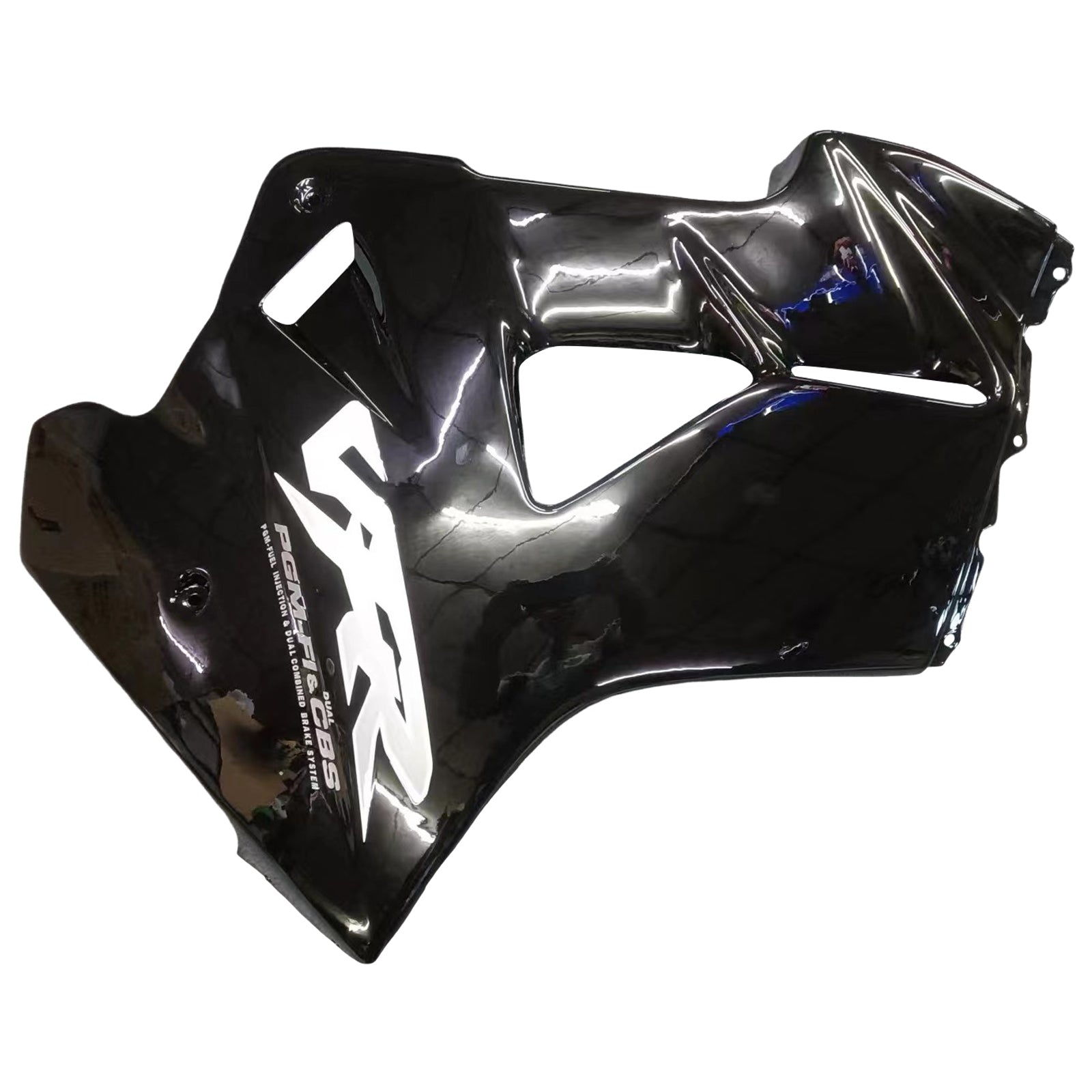 Amotopart 1998-2001 Honda VFR800 Fairing Glossy Black Kit