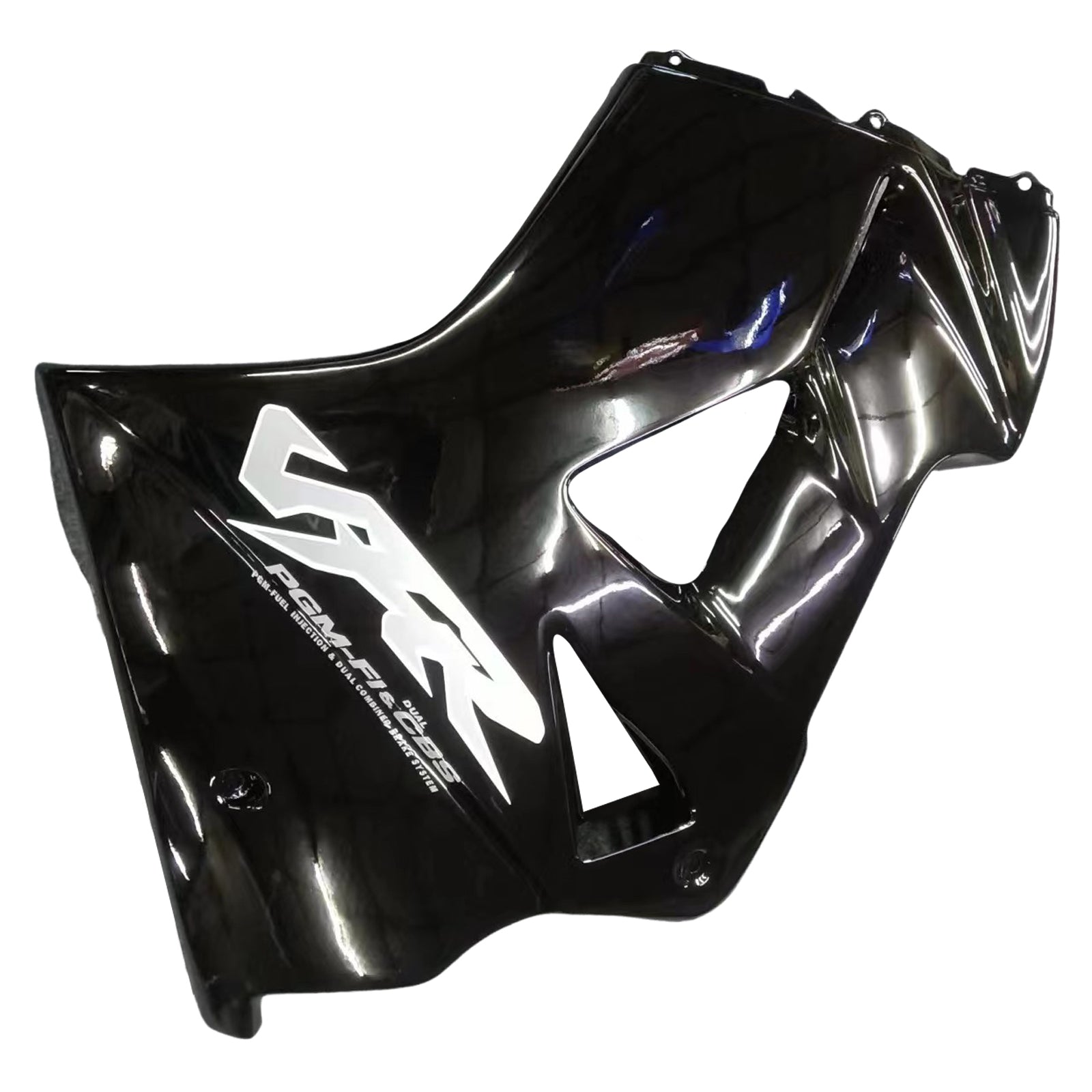 Amotopart 1998-2001 Honda VFR800 Fairing Glossy Black Kit