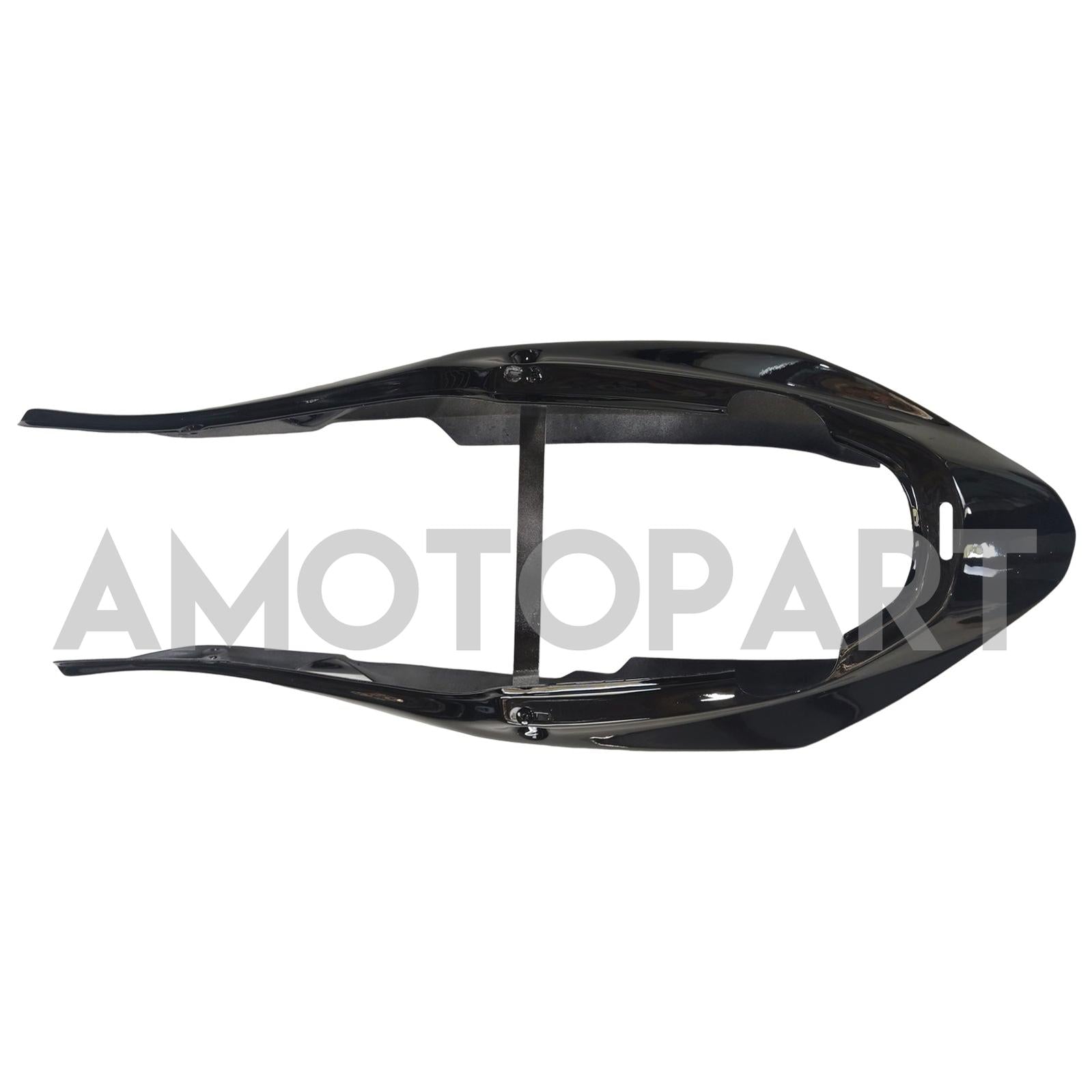 Amotopart 1998-2001 Honda VFR800 Fairing Glossy Black&Red logo Kit