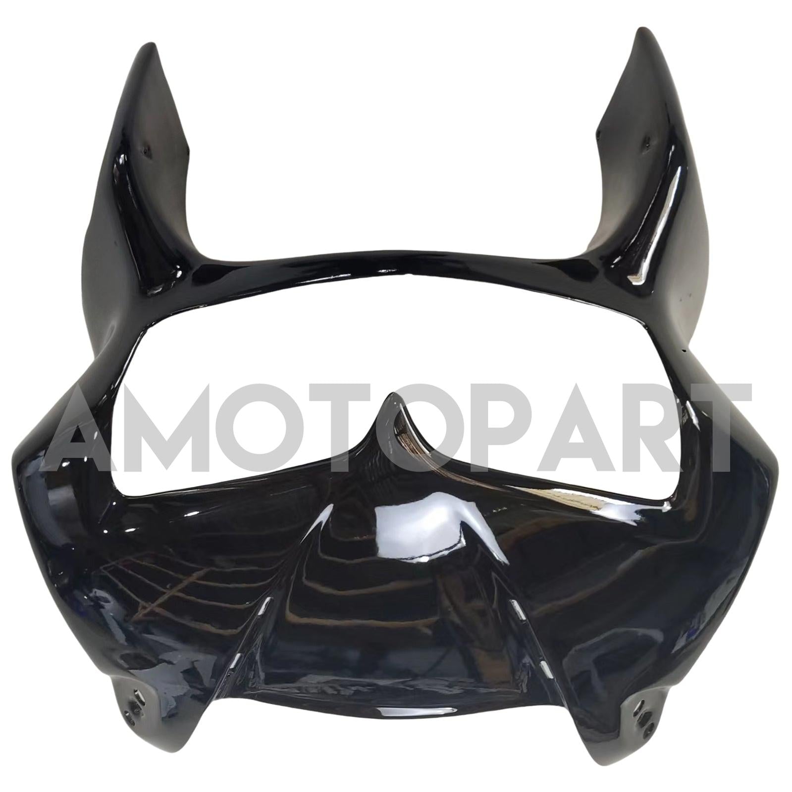 Amotopart 1998-2001 Honda VFR800 Fairing Glossy Black&Red logo Kit
