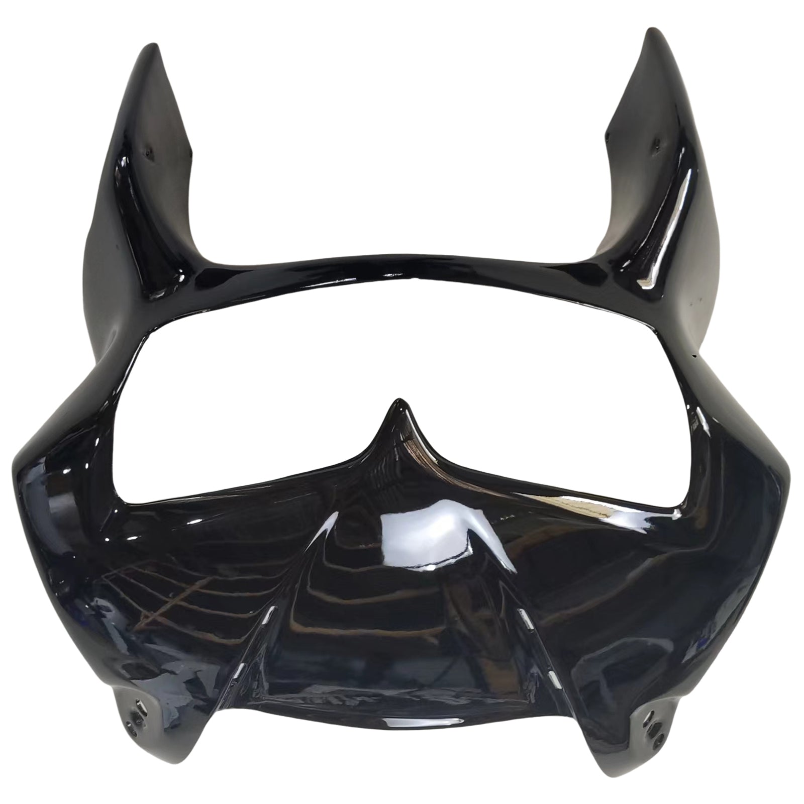 Amotopart Verkleidung für Honda VFR800 (1998–2001), glänzend schwarz&Rotes Logo-Set