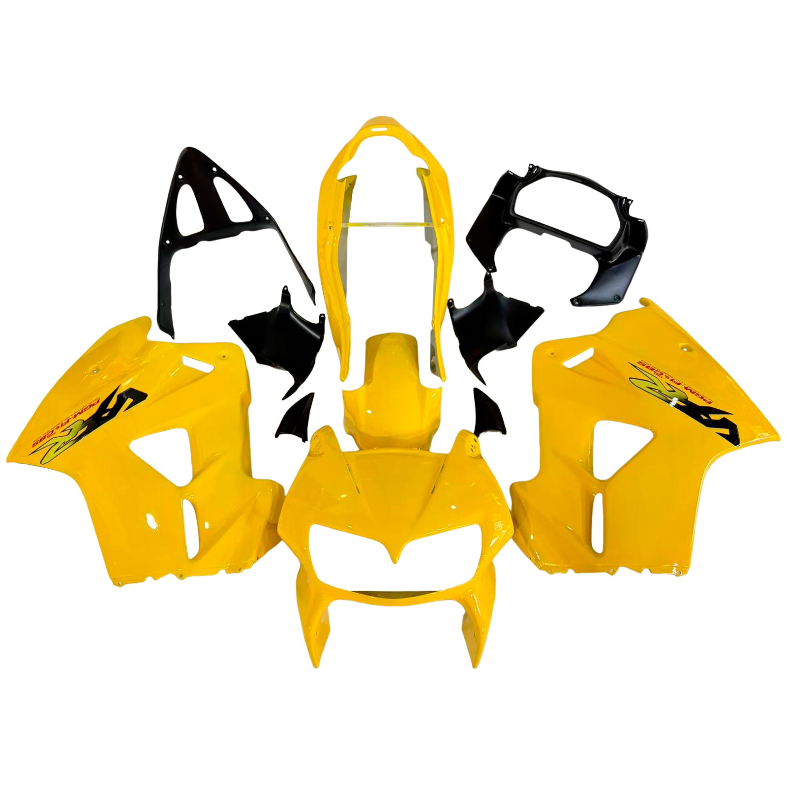Amotopart 1998-2001 Honda VFR800 Yellow Fairing Kit
