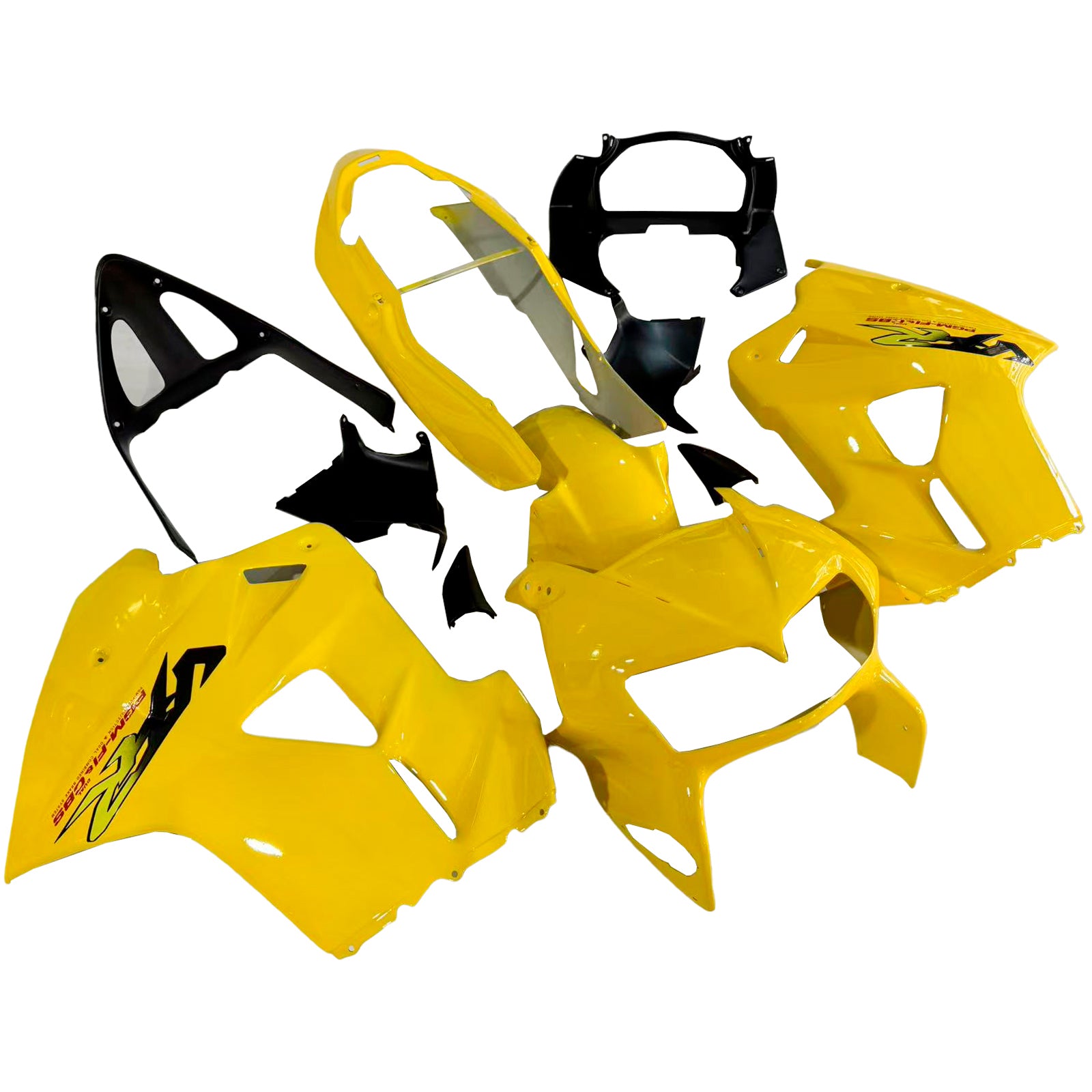 Amotopart 1998-2001 Honda VFR800 Yellow Fairing Kit