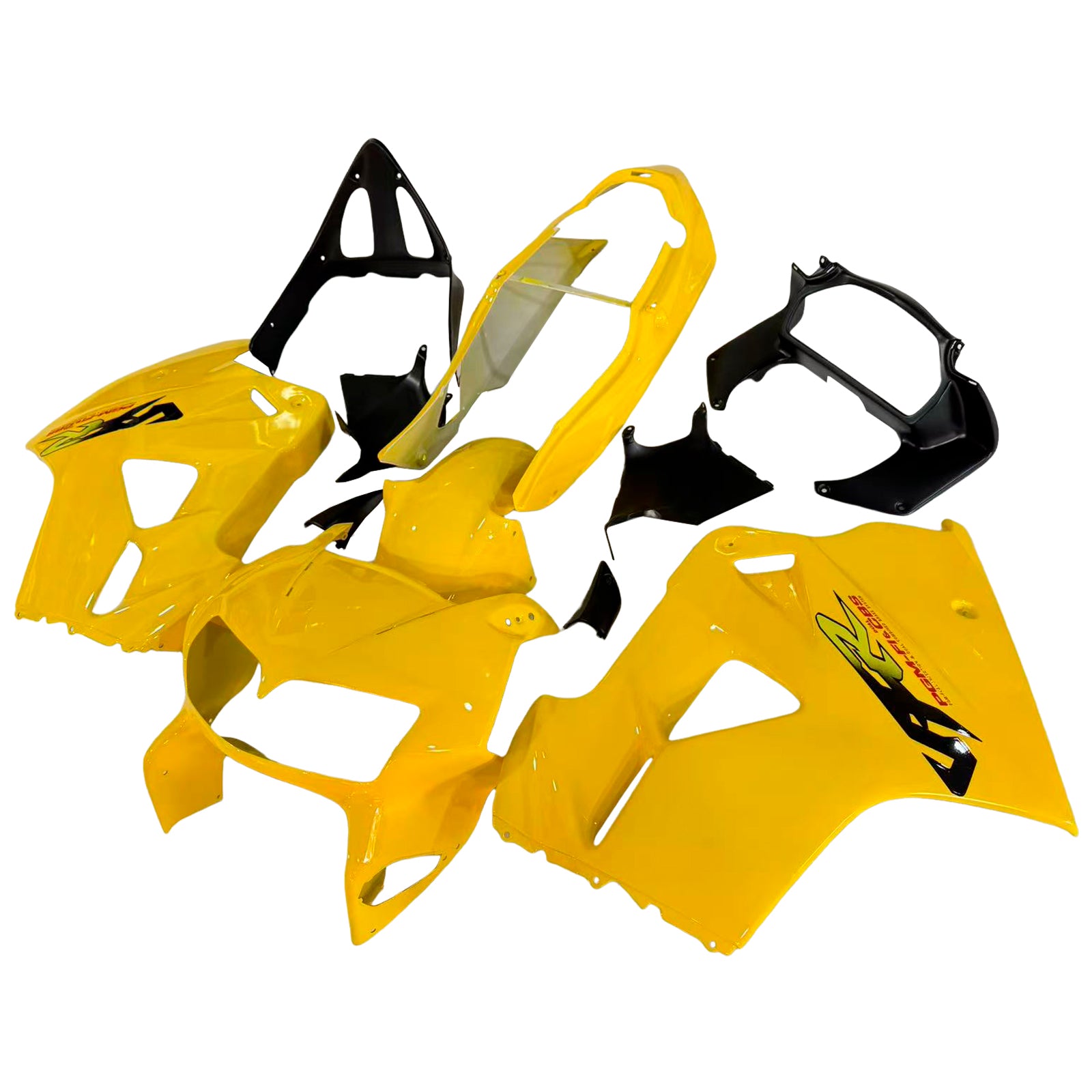 Amotopart 1998-2001 Honda VFR800 Yellow Fairing Kit