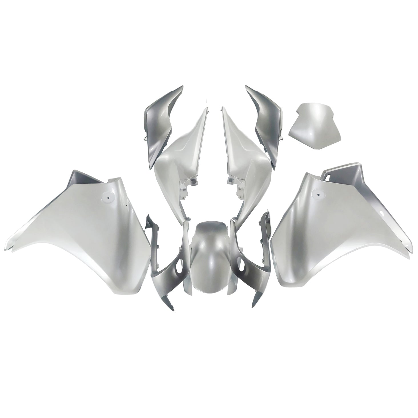 Amotopart 2010-2013 Honda VFR1200 Fairing White Kit